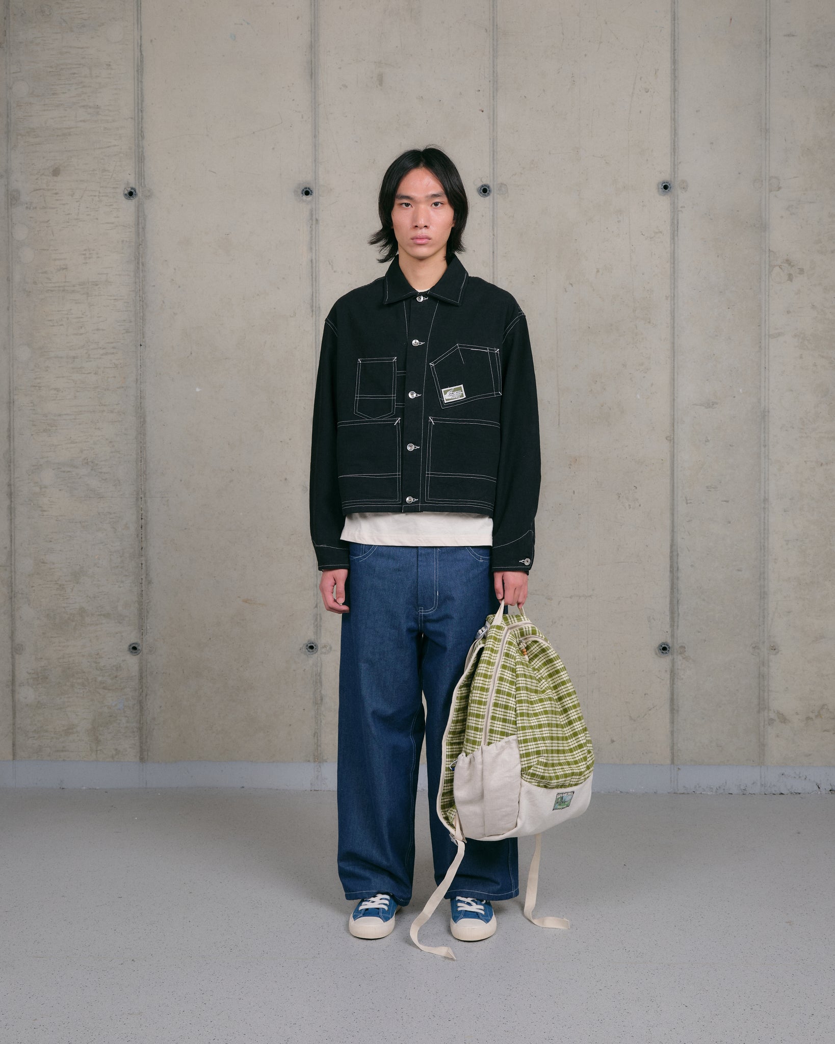 Boulder Backpack - Moss Check Handloom