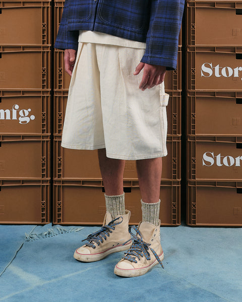 Lush Carpenter Shorts - Ecru – Story mfg.