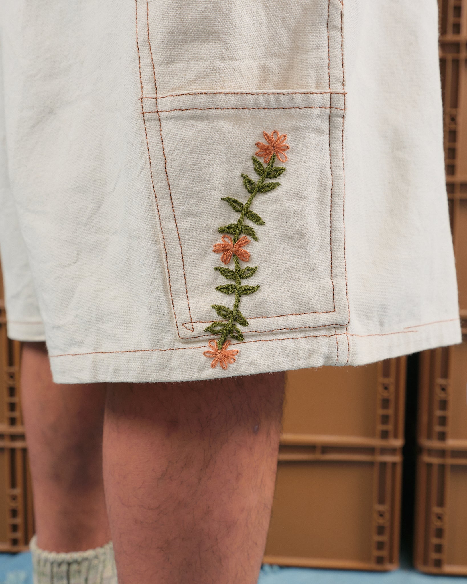Lush Carpenter Shorts - Ecru – Story mfg.