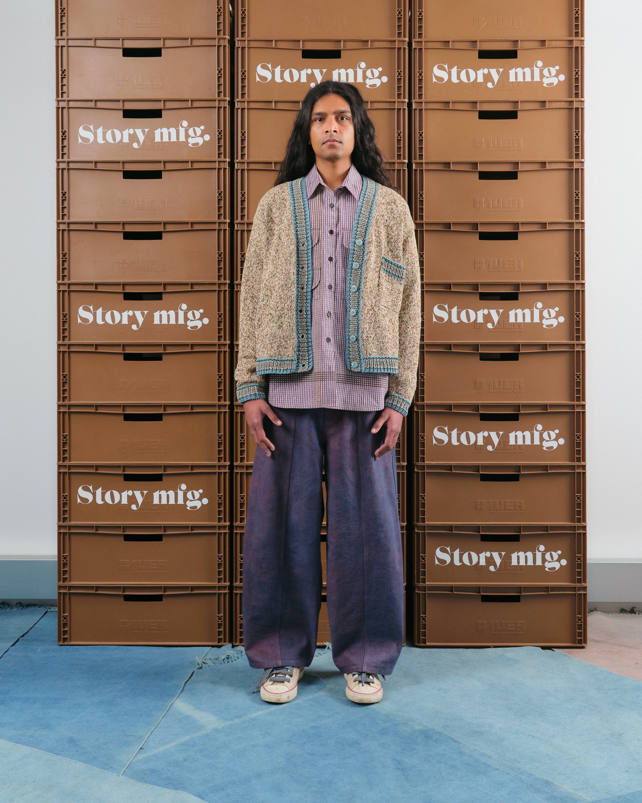 Bulb Knit Cardigan - Dust – Story mfg.
