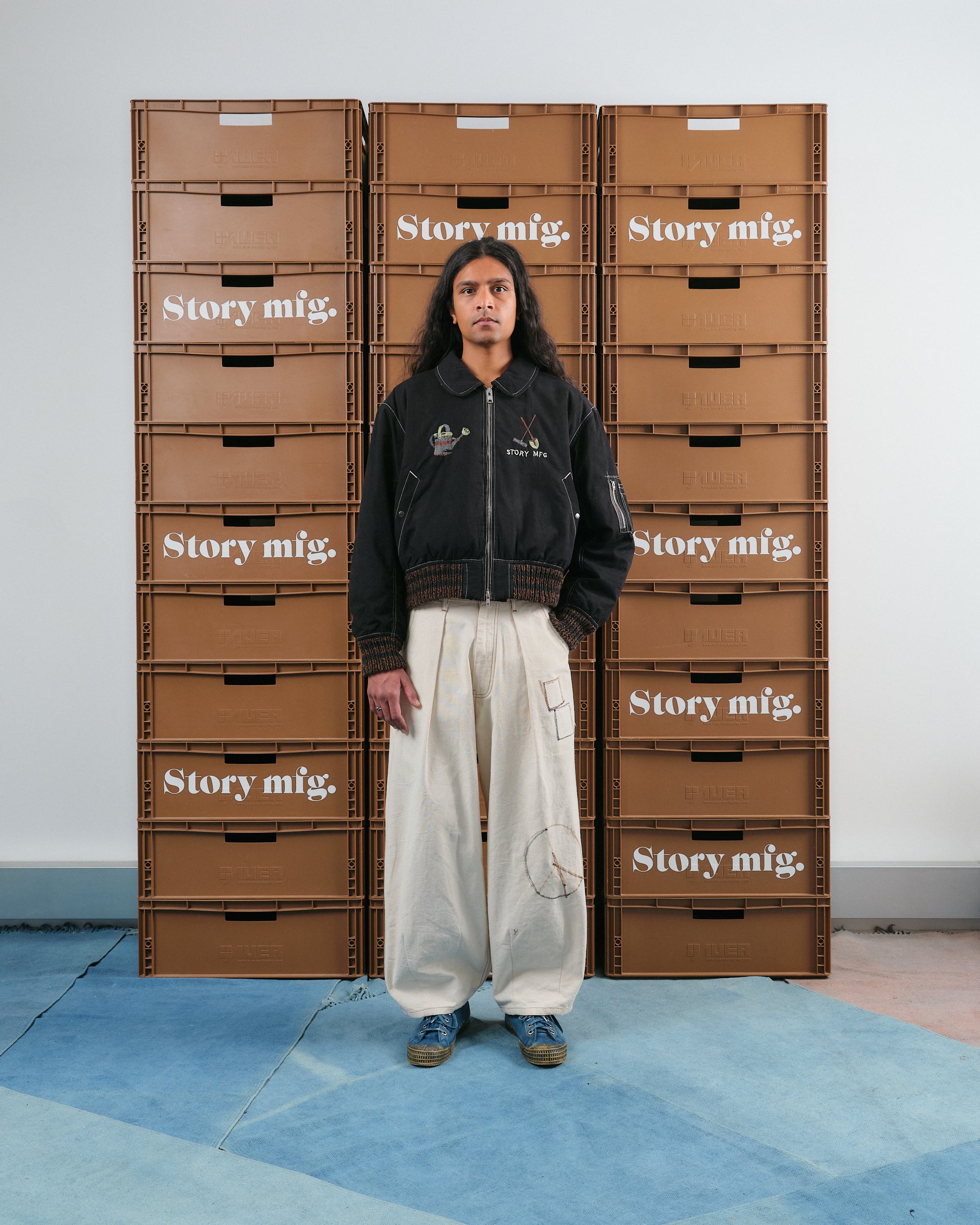 Lush Pants - Ecru Zig Zag – Story mfg.