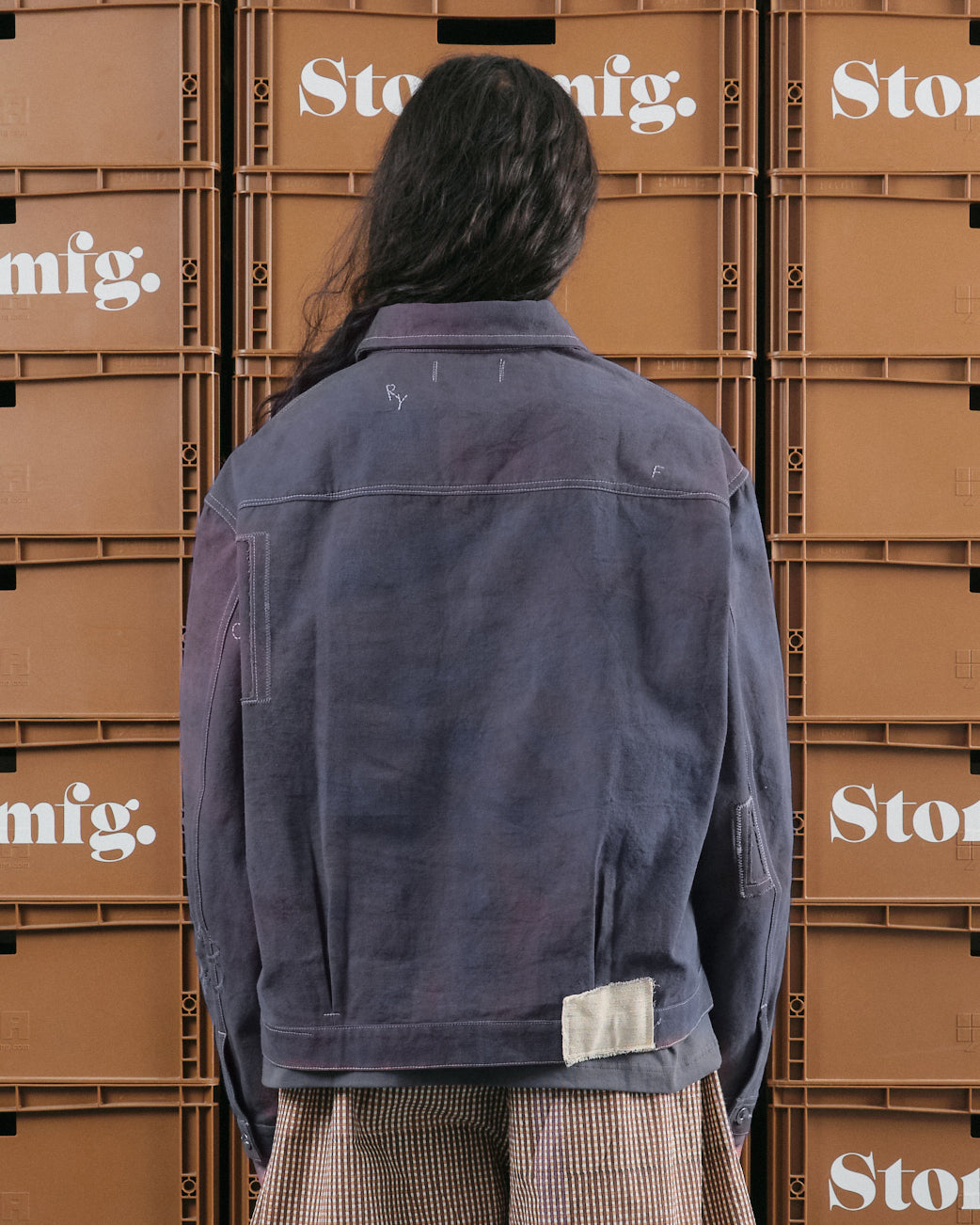 Friday Jacket - Blurple Zig Zag – Story mfg.