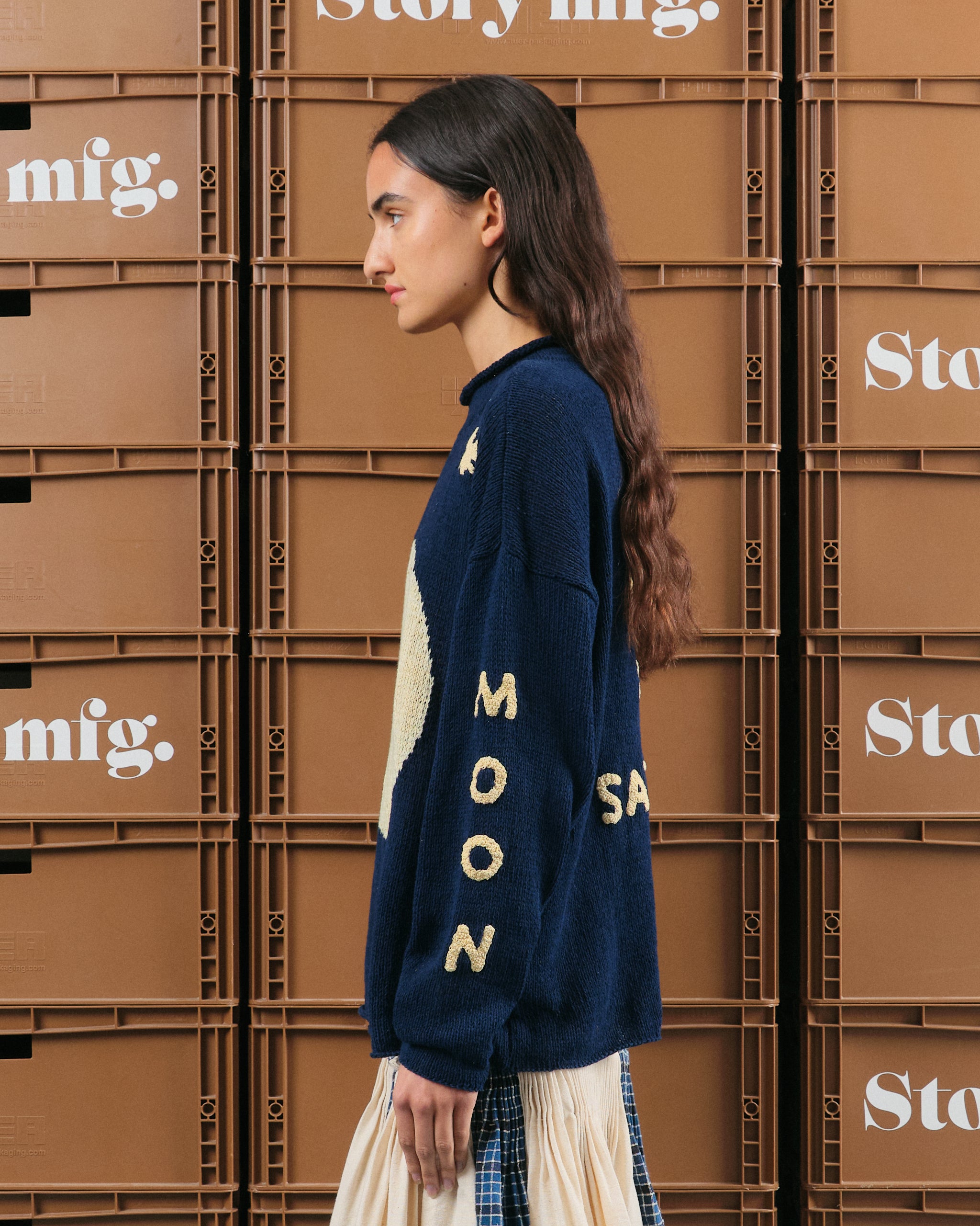Twinsun Knit Rollneck - Moon – Story mfg.