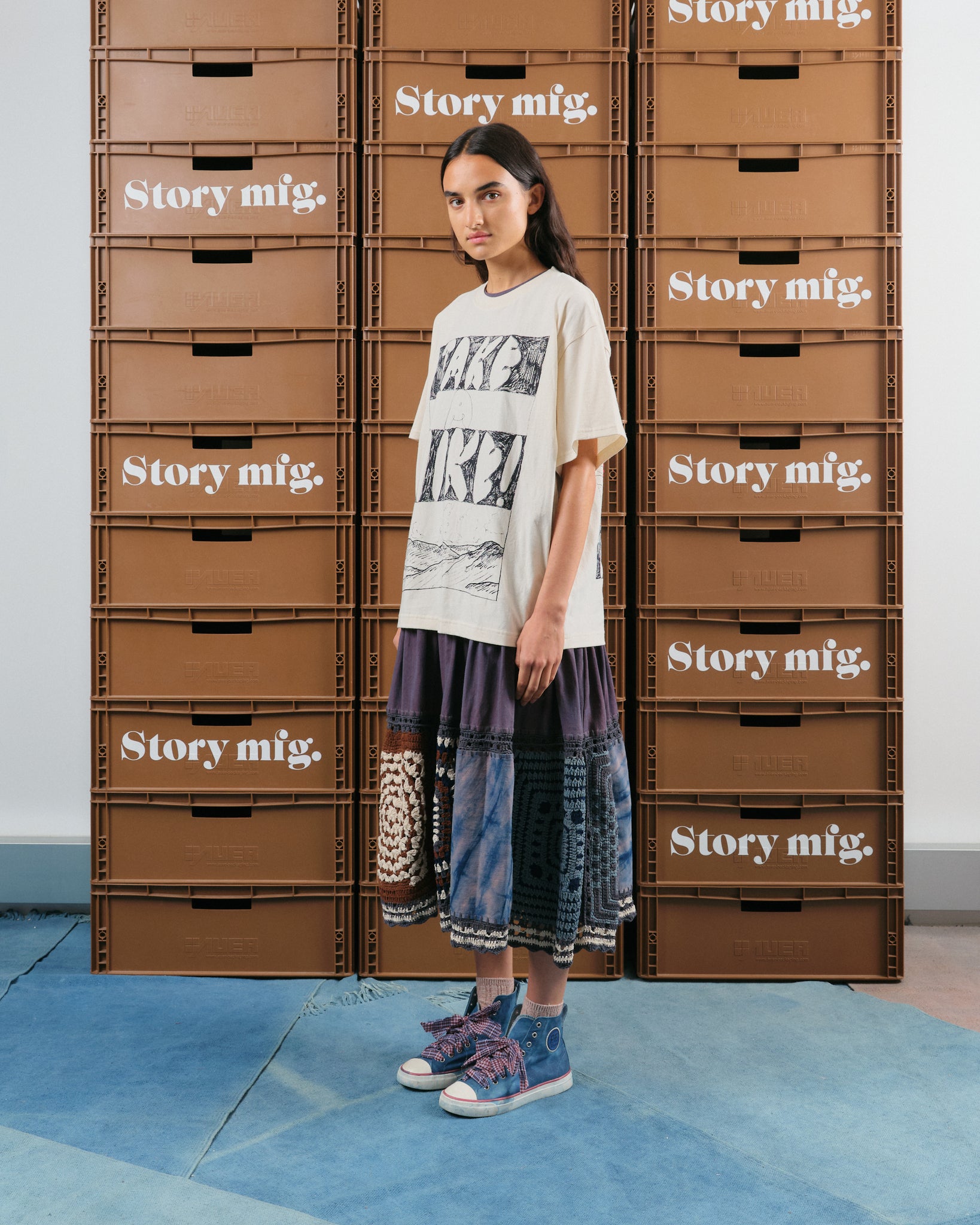 Grateful Tee SS - Ecru Take A Hike – Story mfg.