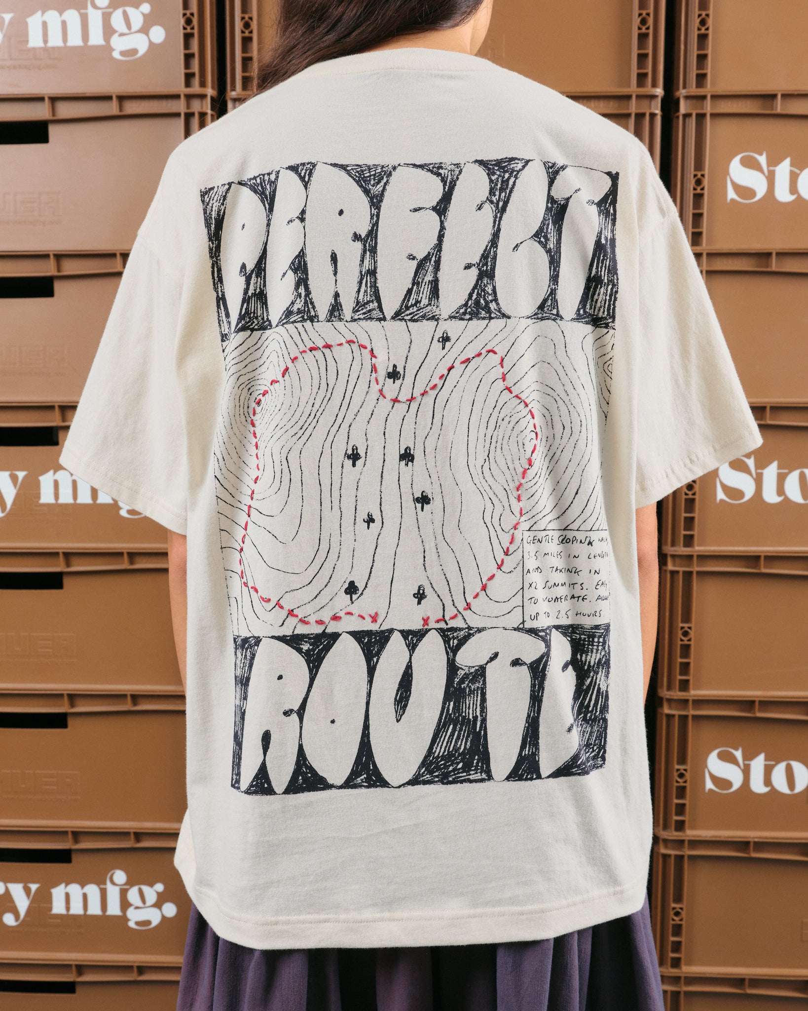 Grateful Tee SS - Ecru Take A Hike – Story mfg.