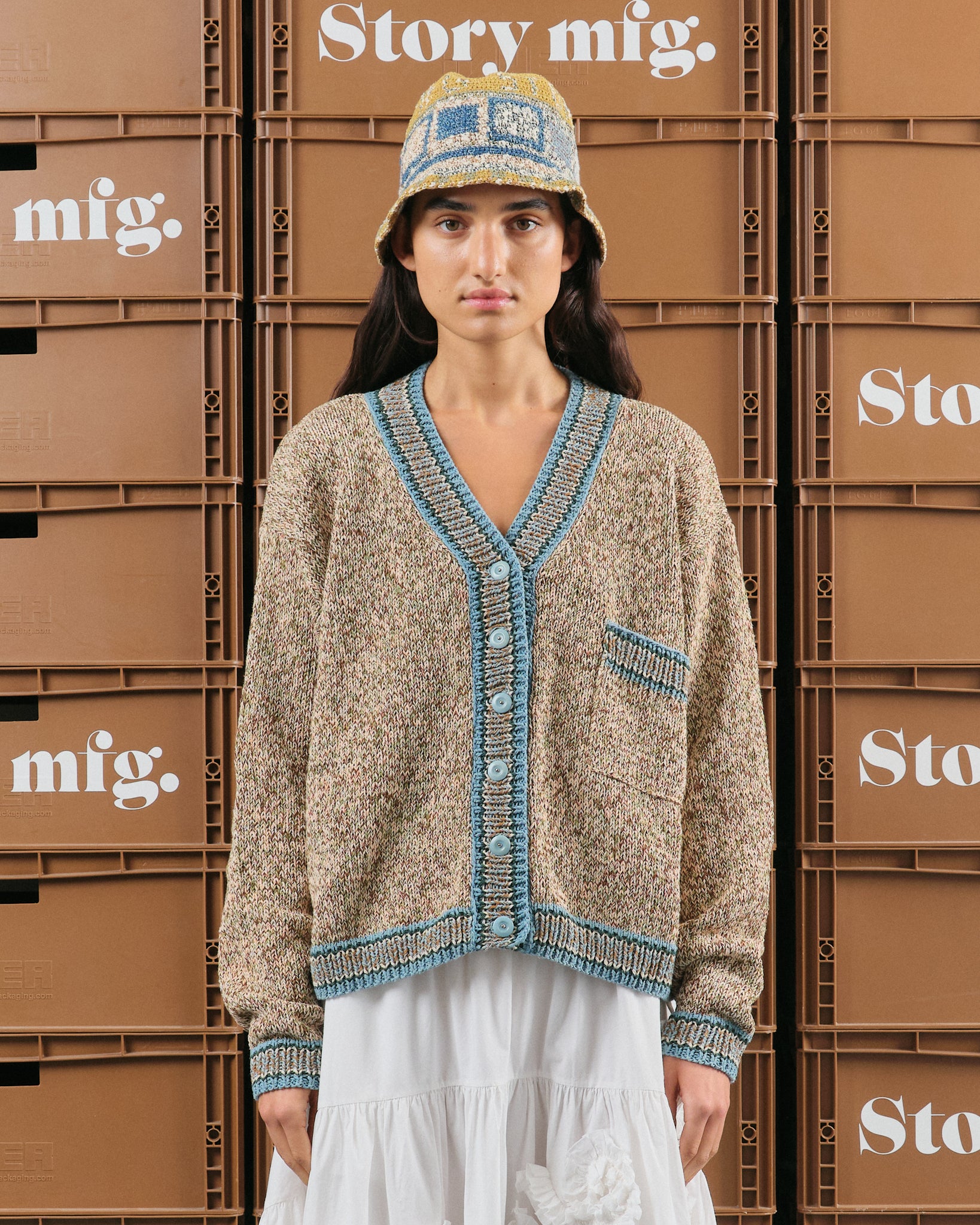 Bulb Knit Cardigan - Dust – Story mfg.