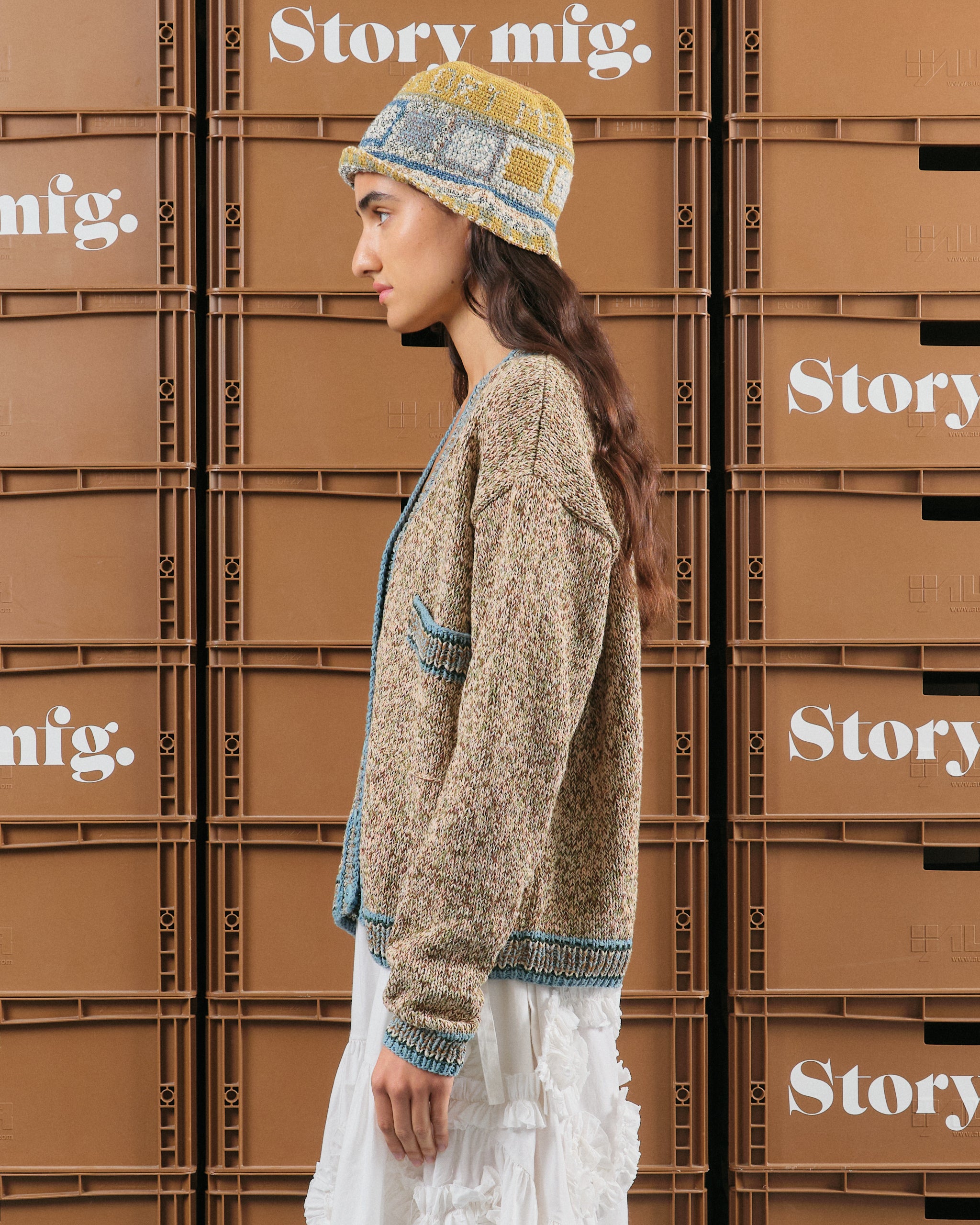 Bulb Knit Cardigan - Dust – Story mfg.