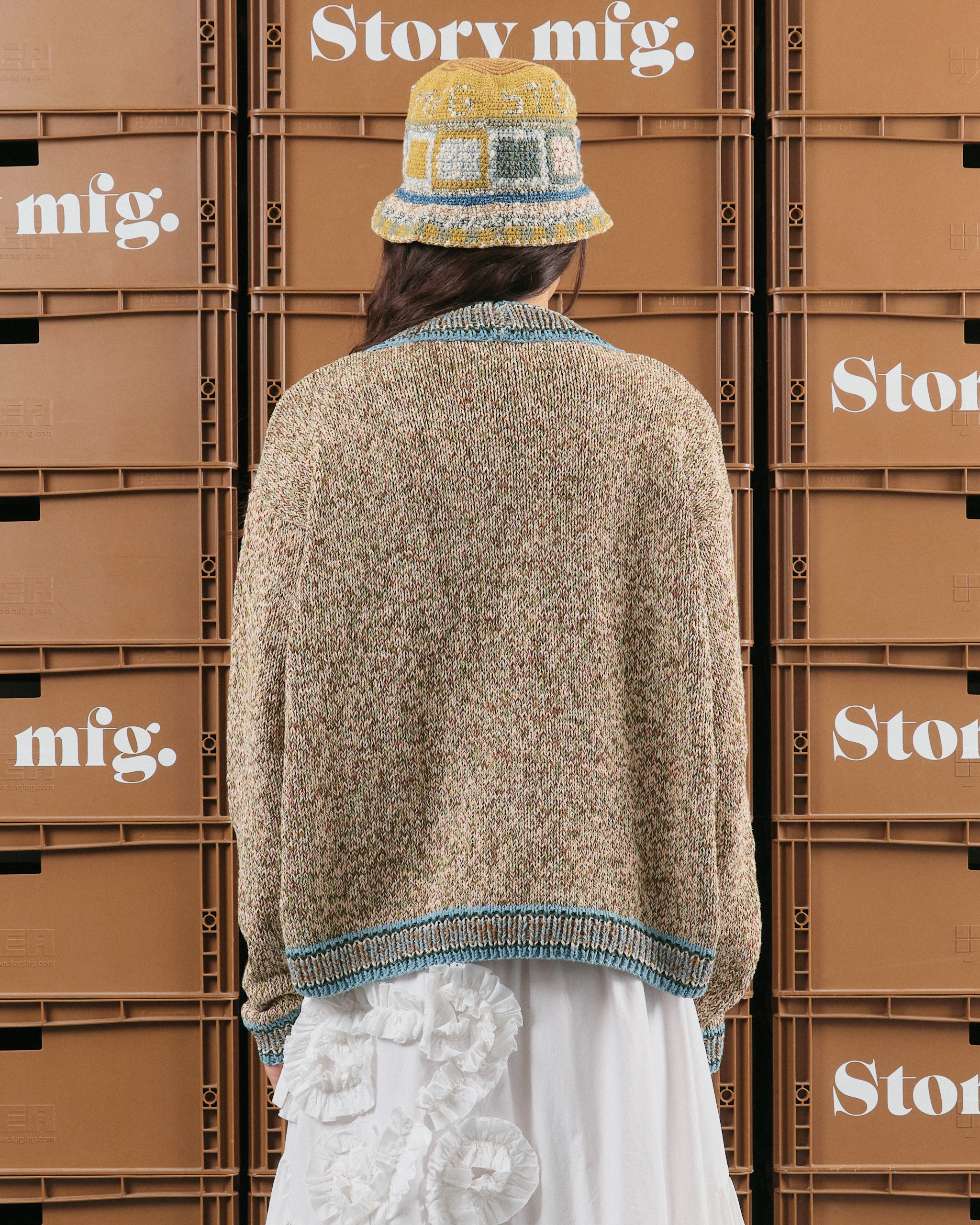 Bulb Knit Cardigan - Dust – Story mfg.