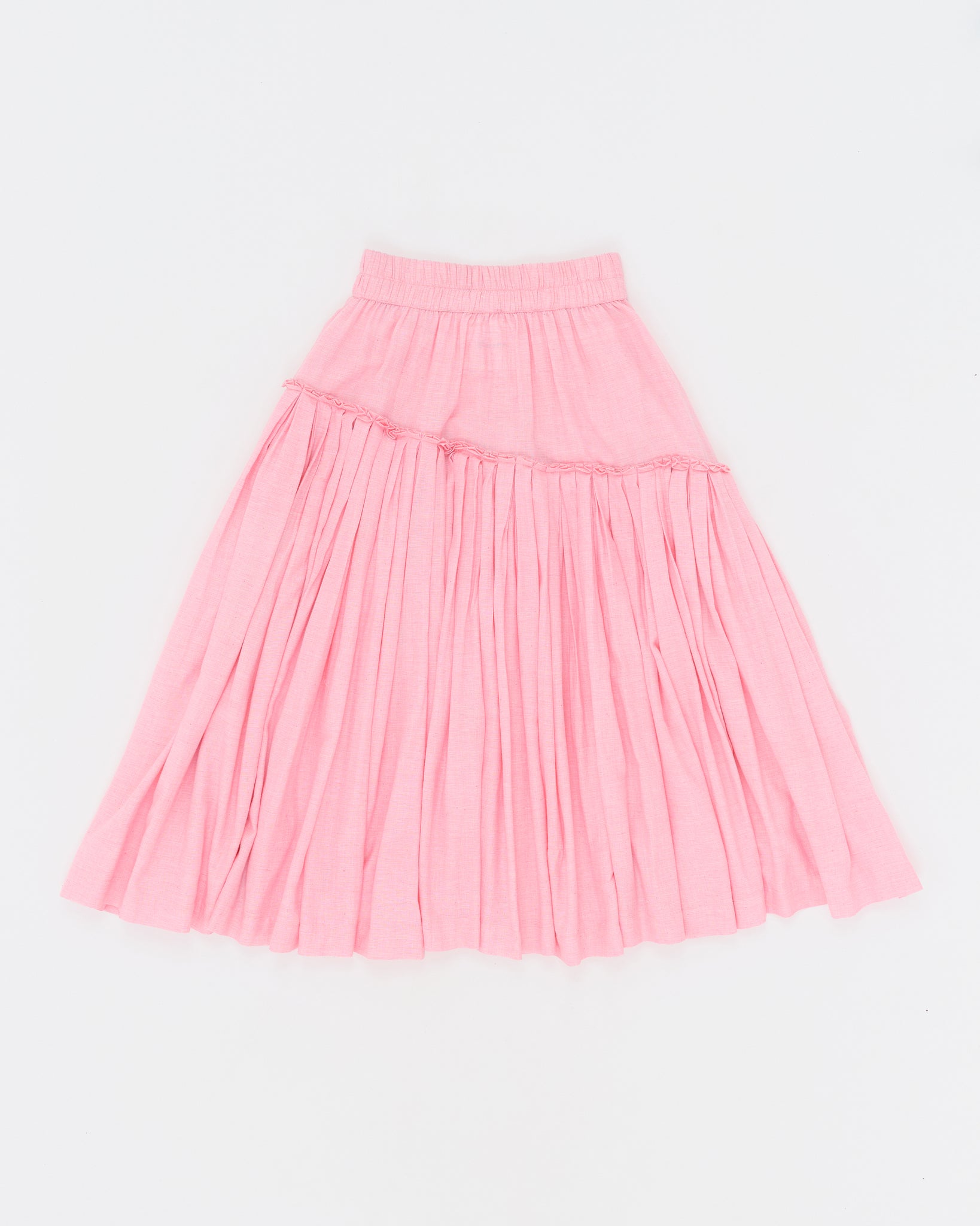 Pine Skirt - Pink Pleats