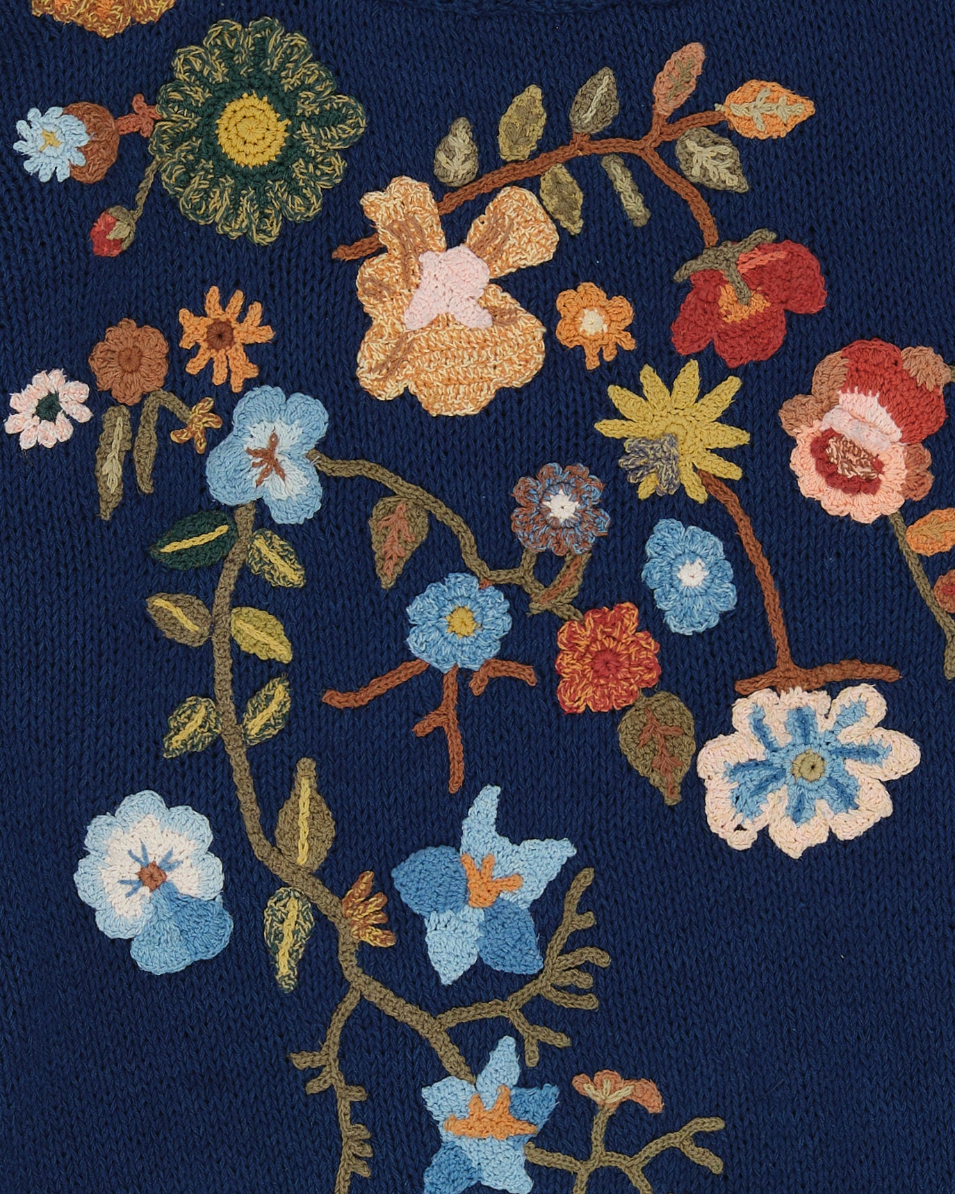 Piper Knit Jumper - Indigo Earth Laughs