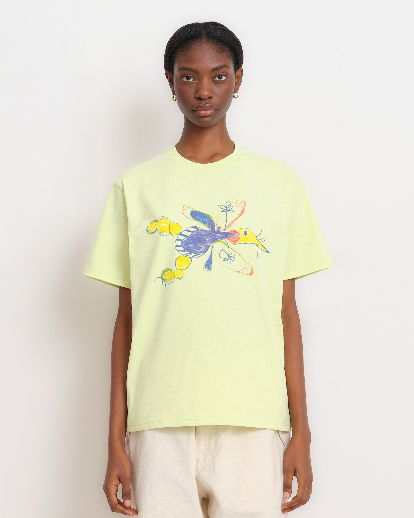 Recycled Cotton SS - Pistachio Dragonfly