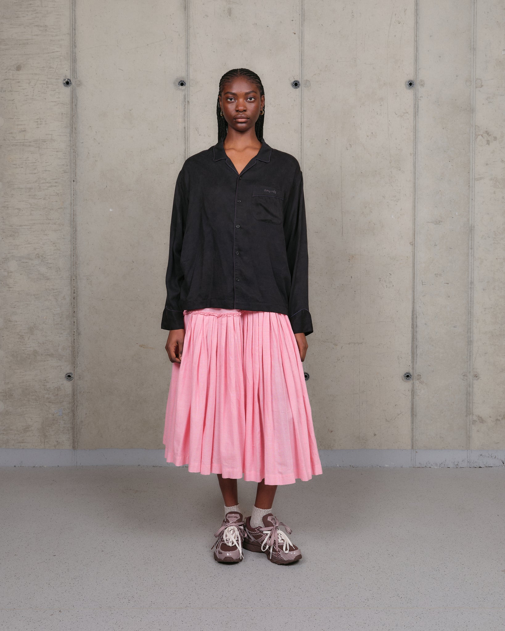 PJ Shirt - Black Tencel