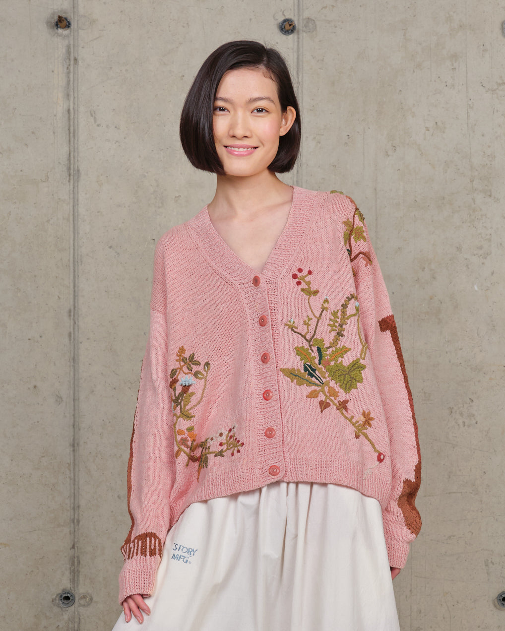 Sunwell Knit Cardigan - Pink Diggin' The Earth – Story mfg.