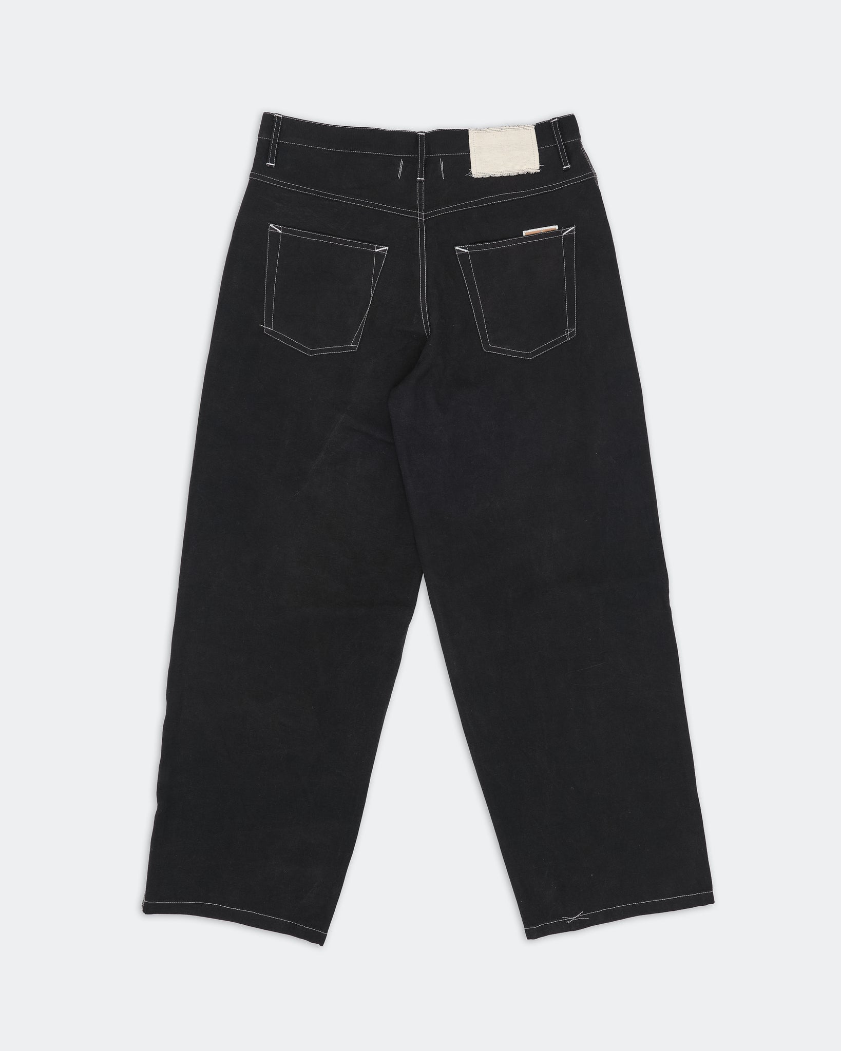 Poetry Pants - Black Wonky-Wear