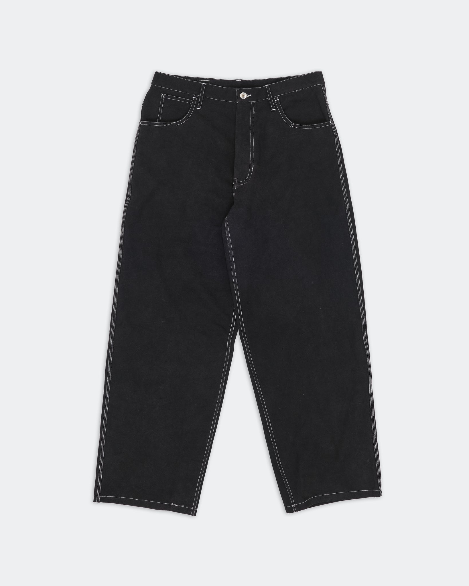 Poetry Pants - Black Wonky-Wear