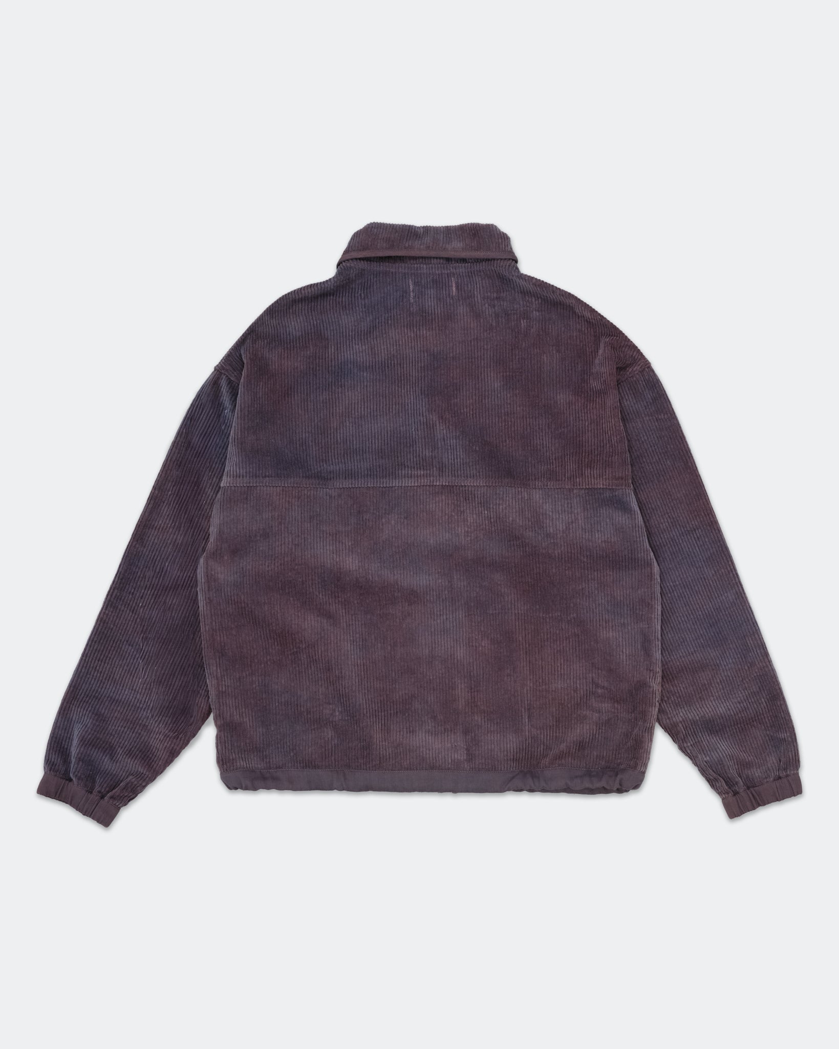 story mfg フリース トレーナー Polite Pullover - Purple Corduroy – Story mfg.