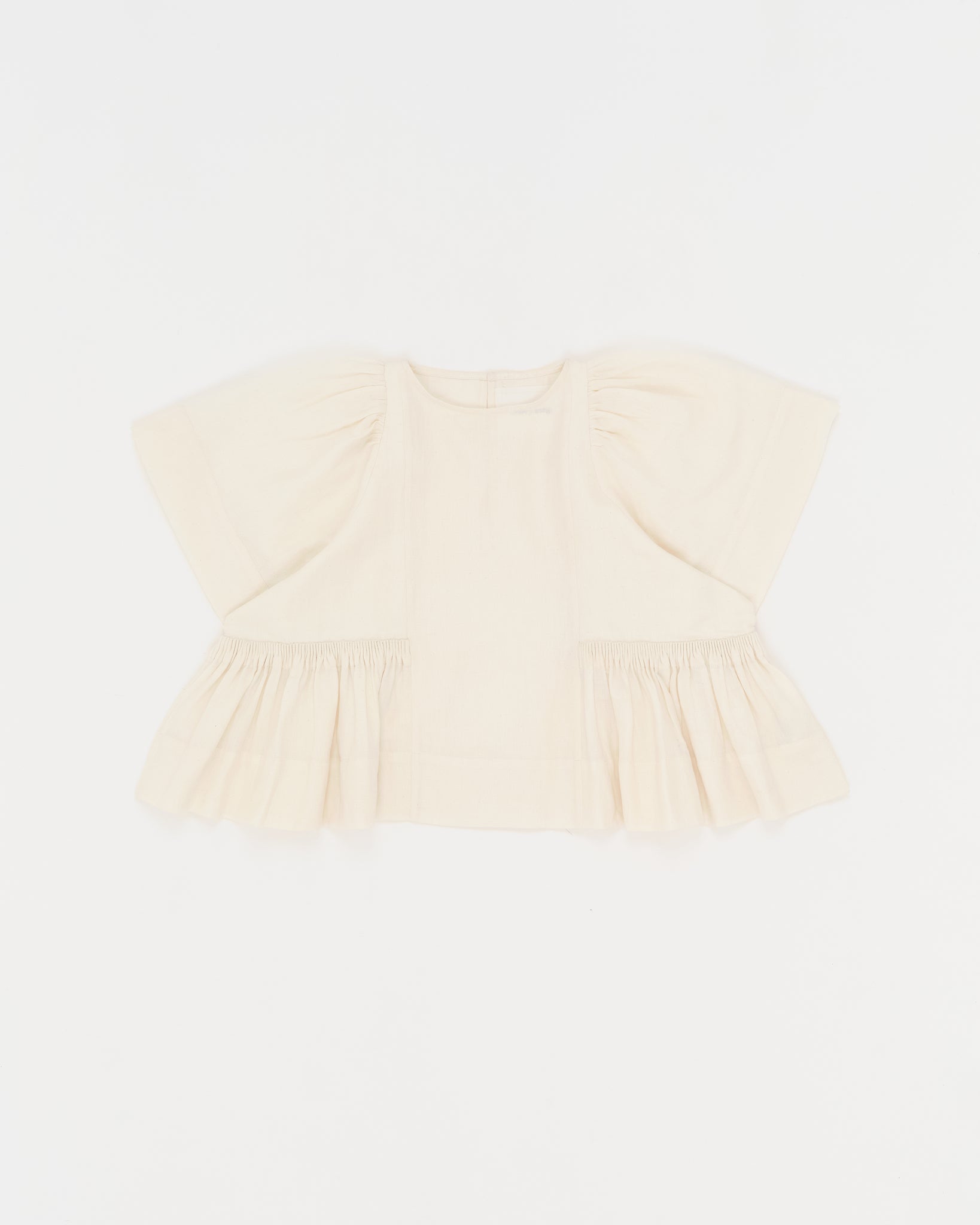 Ramson Top - Ecru Handloom