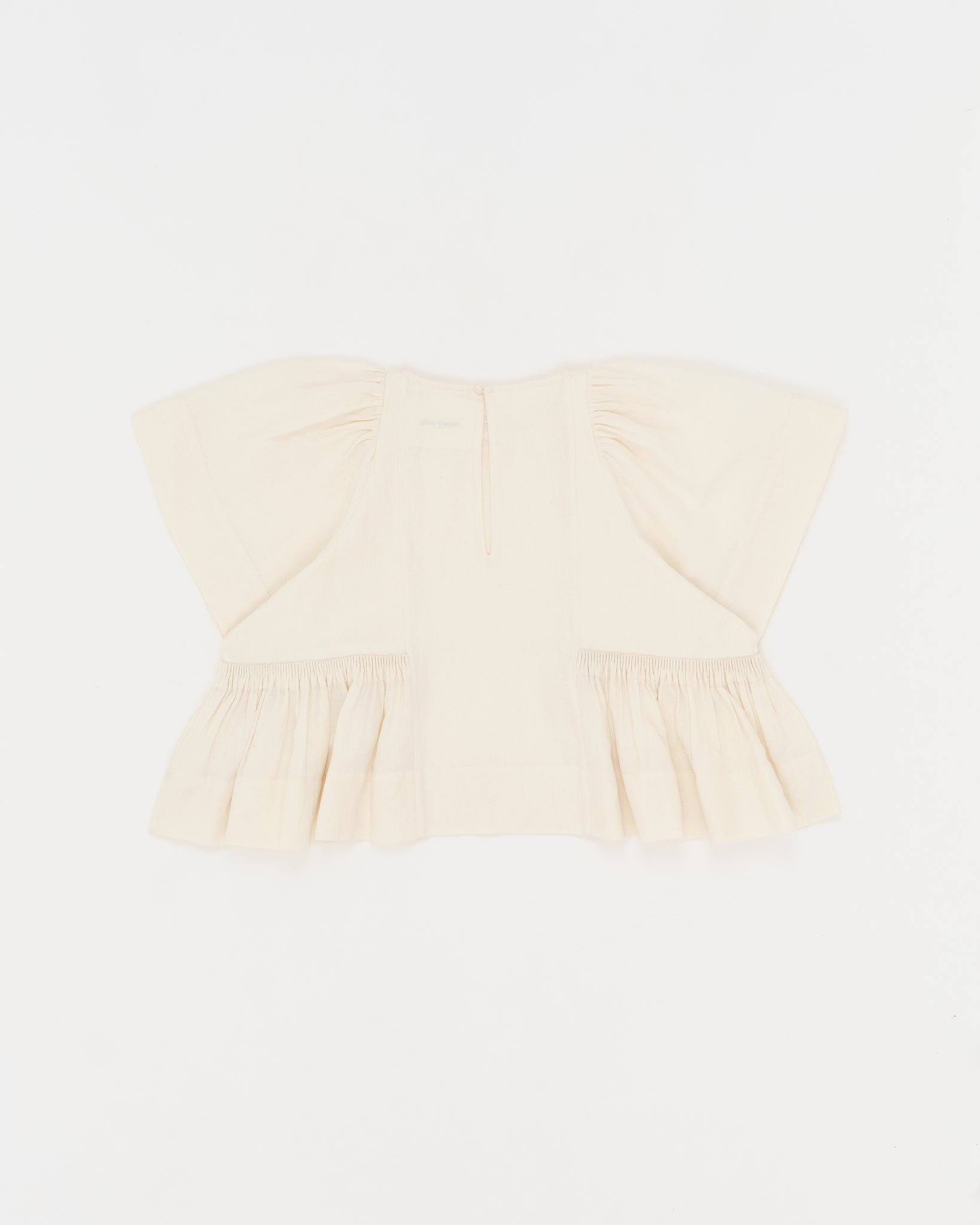 Ramson Top - Ecru Handloom
