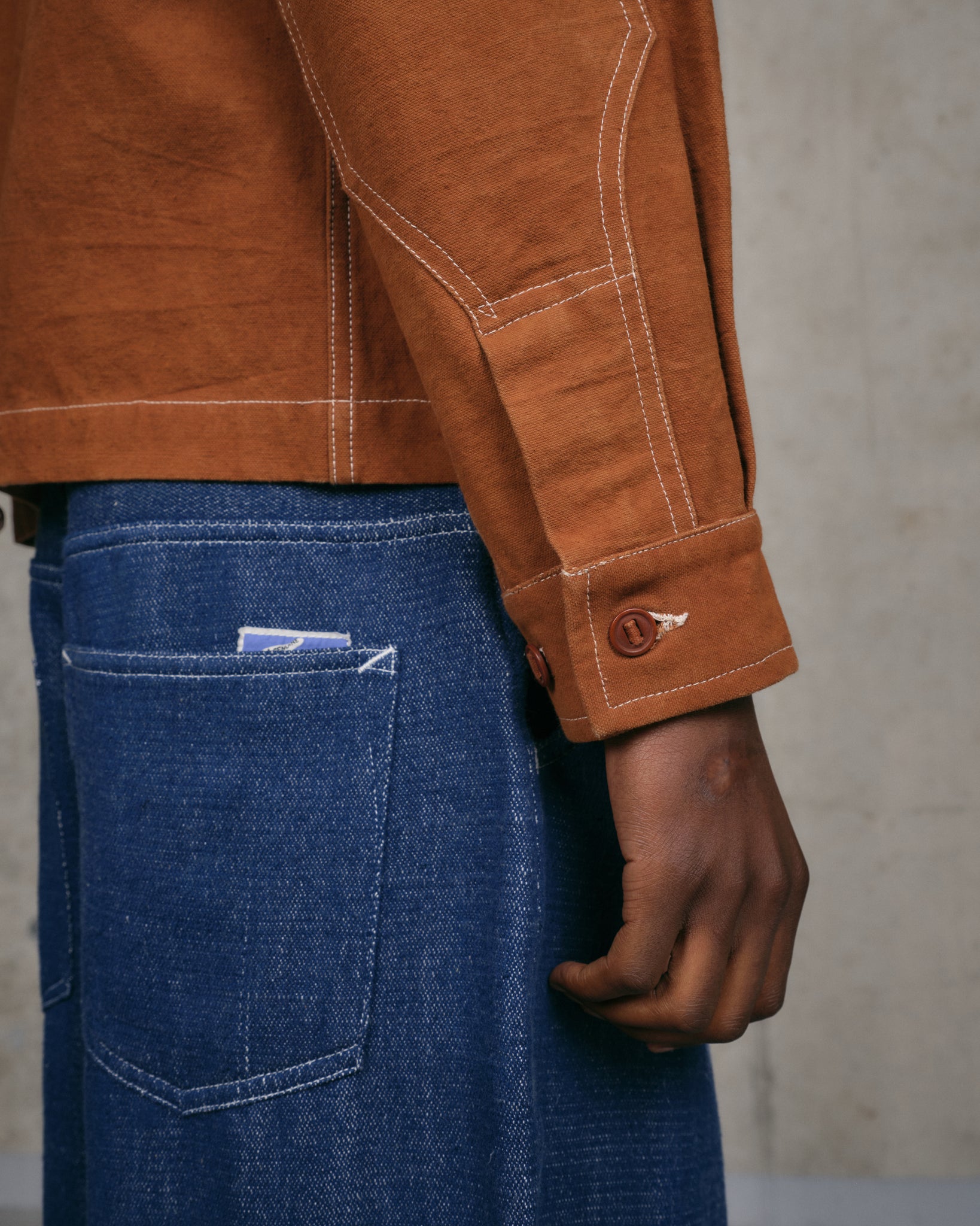 555 Jacket - Brown Wonky-Wear