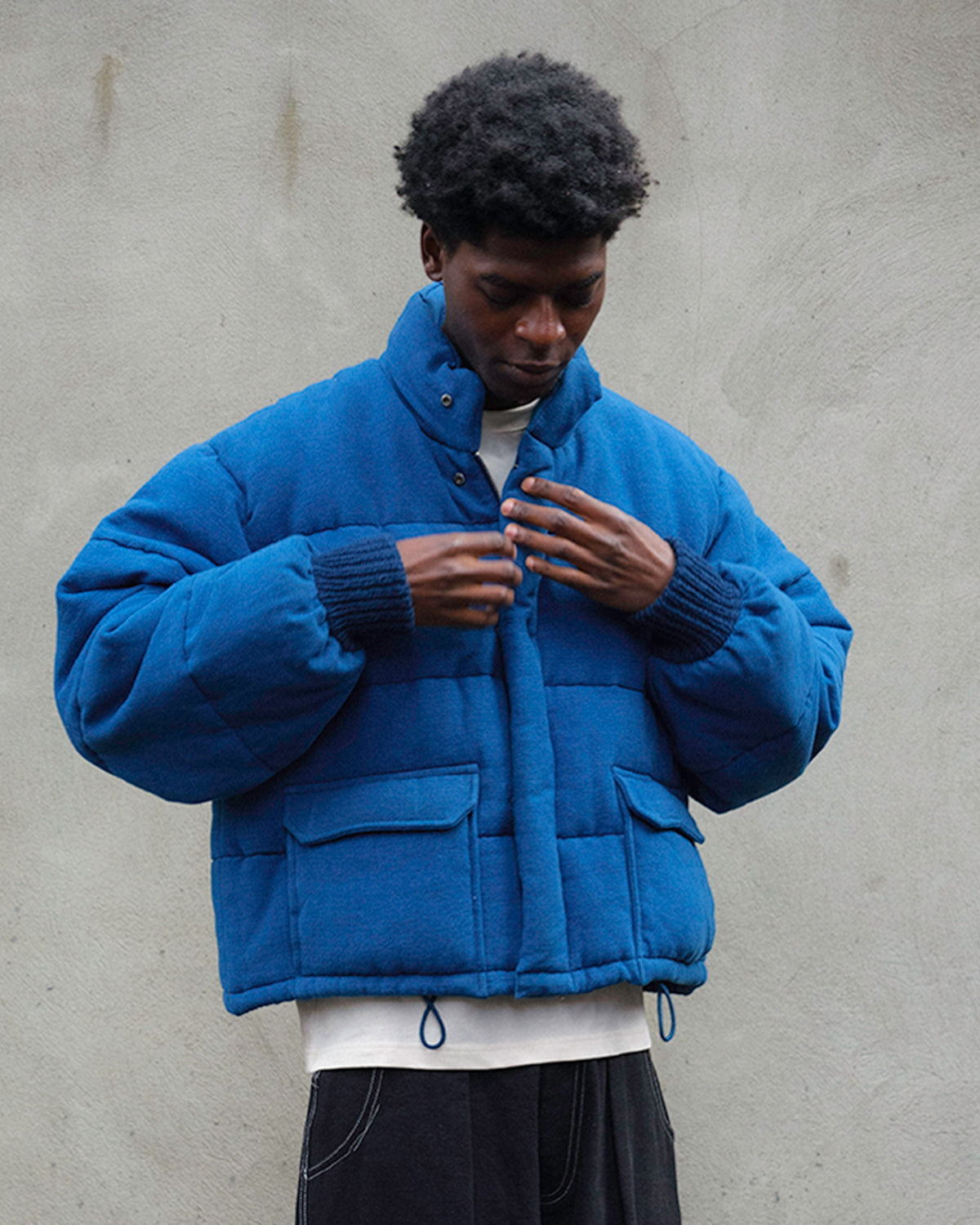 Yanam Jacket - Indigo Handloom – Story mfg.