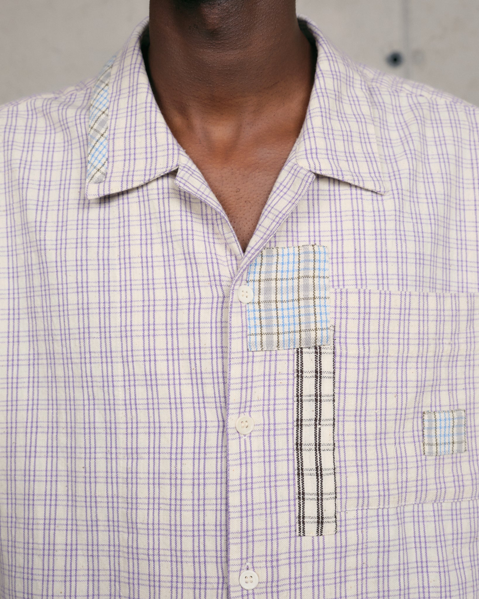 Greetings Shirt LS - Purple Picnic