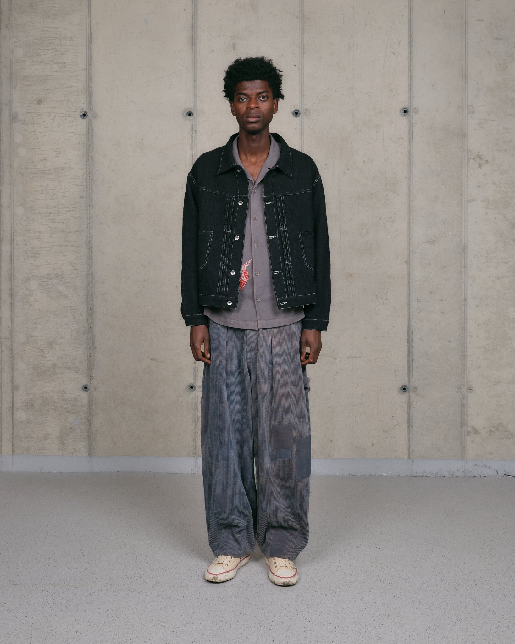 Lush Carpenter Pants - Purple Scarecrow
