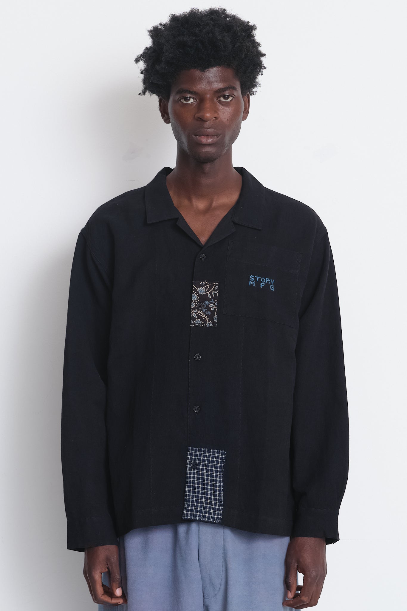 Greetings Shirt LS  - Black Scarecrow