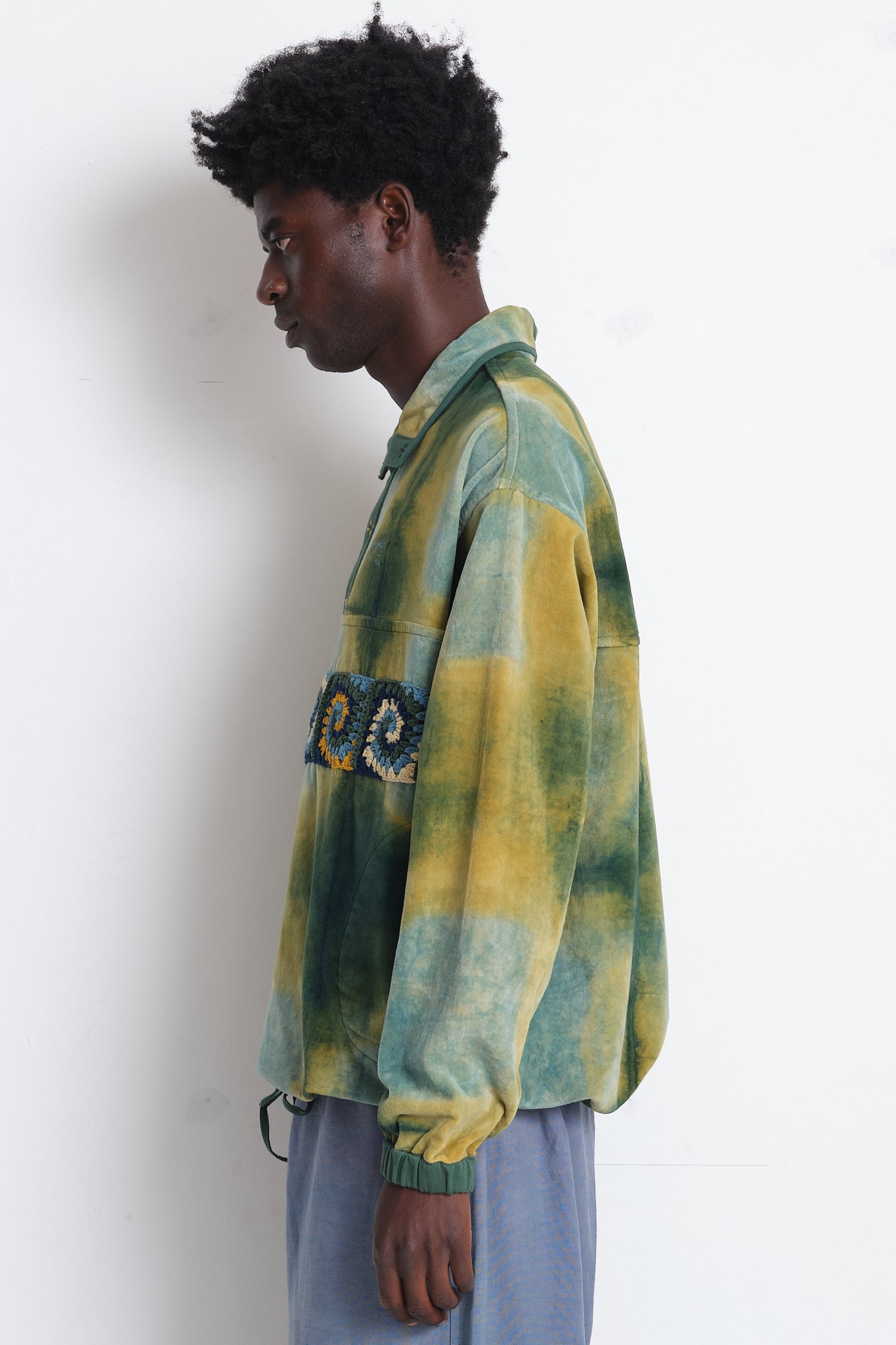 Polite Pullover - Grass Clamp Velvet
