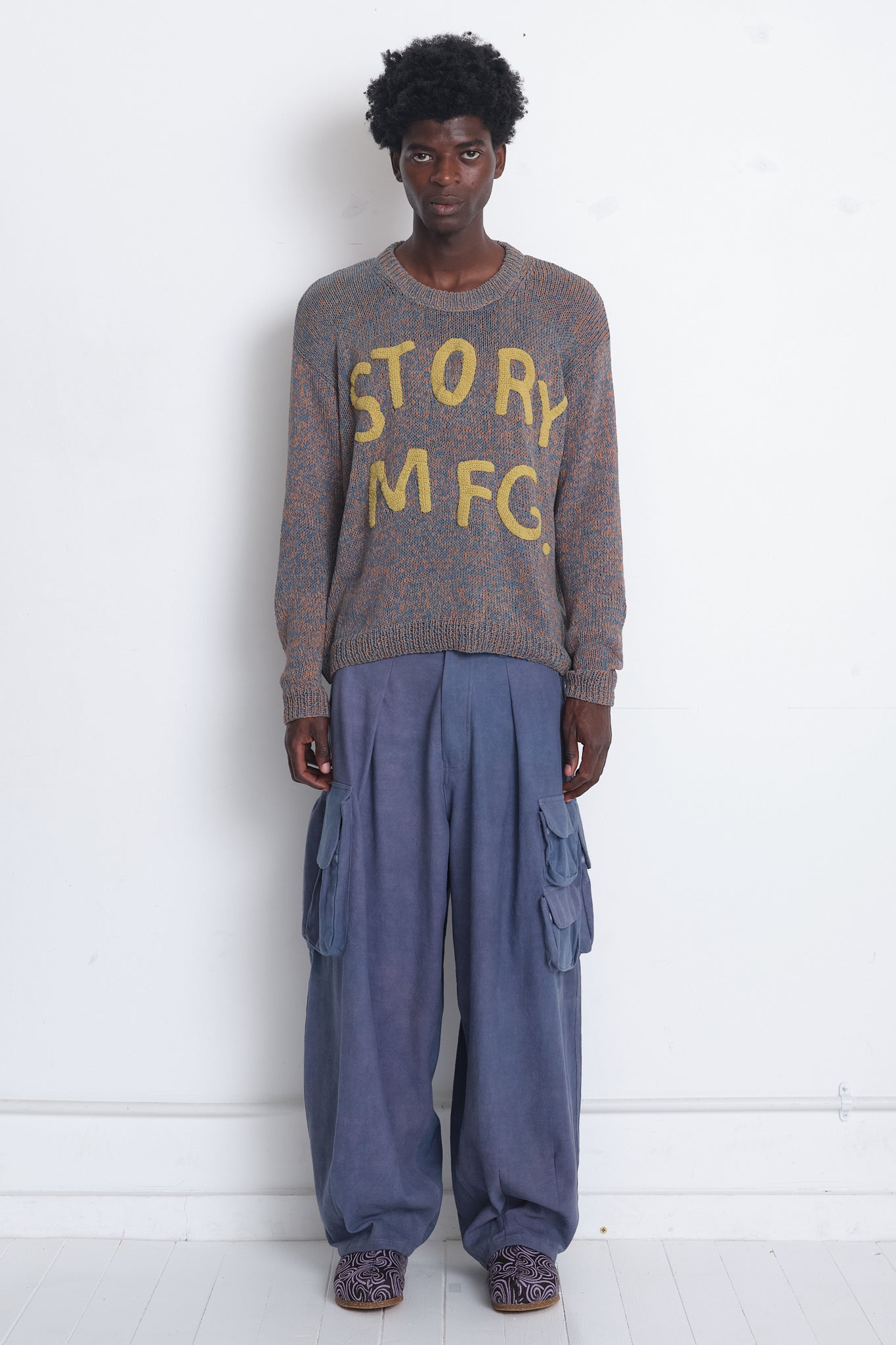 Forager Pants - Purple Slub