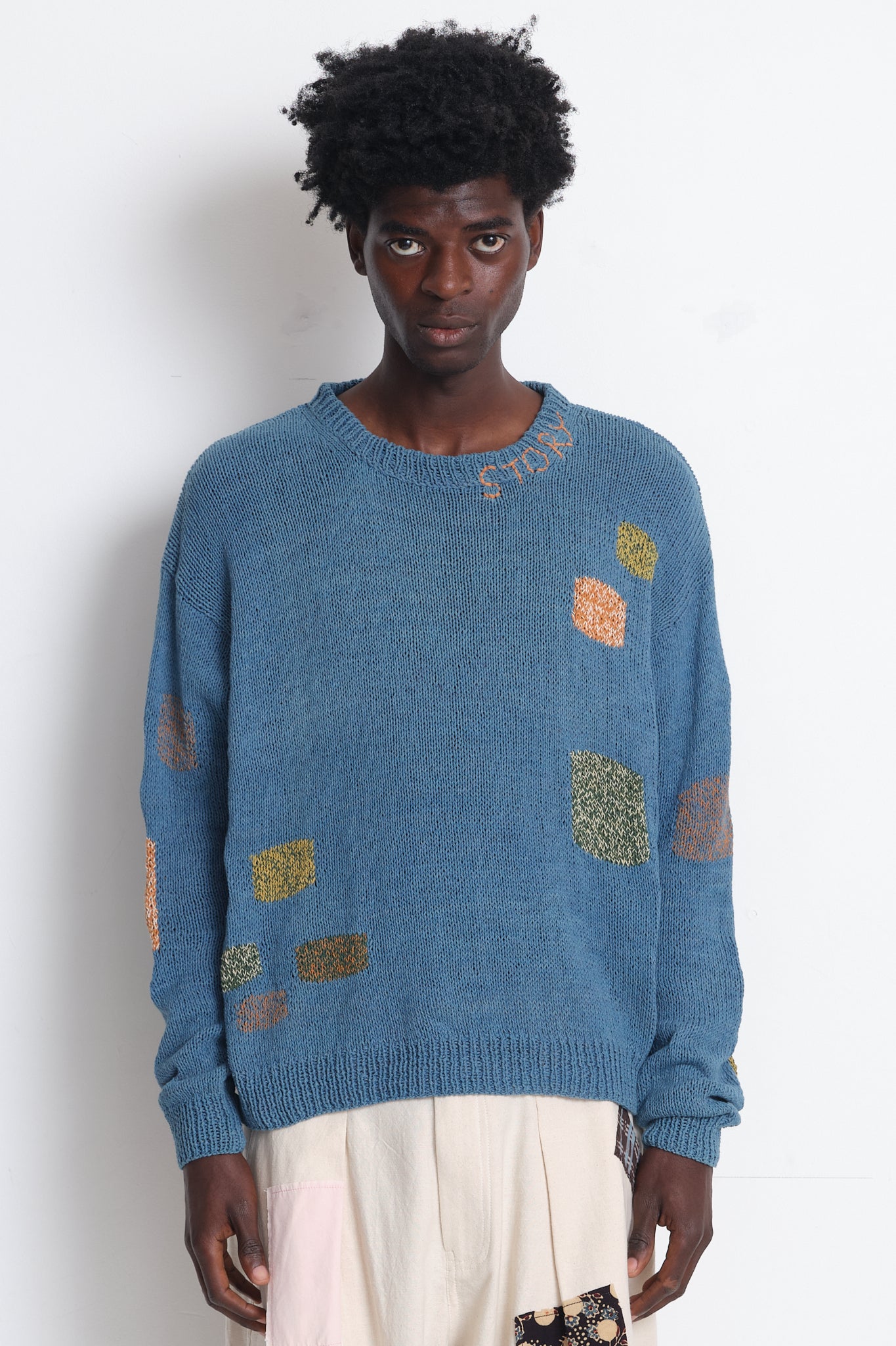 Spinning Jumper - Purpleish Darn-Knit