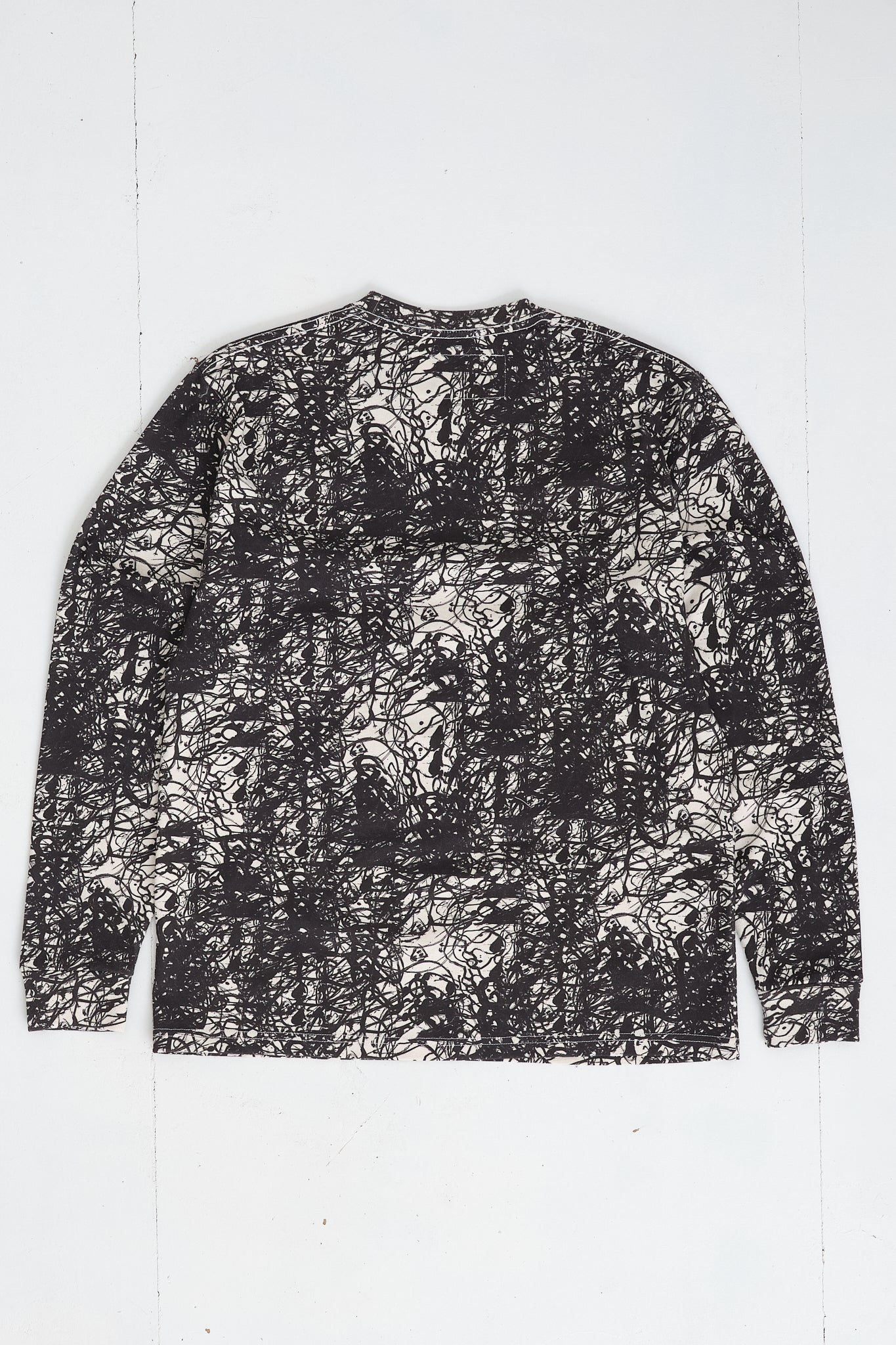 Recycled Cotton LS Tee - Oatmeal Lucas Dillon Illusion