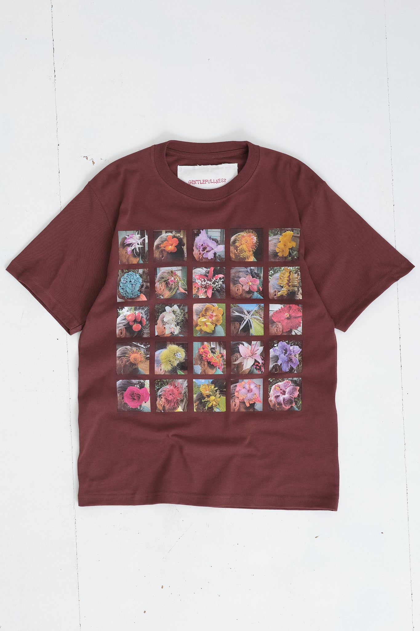 Recycled Cotton SS Tee - Chocolate Aunty Nani