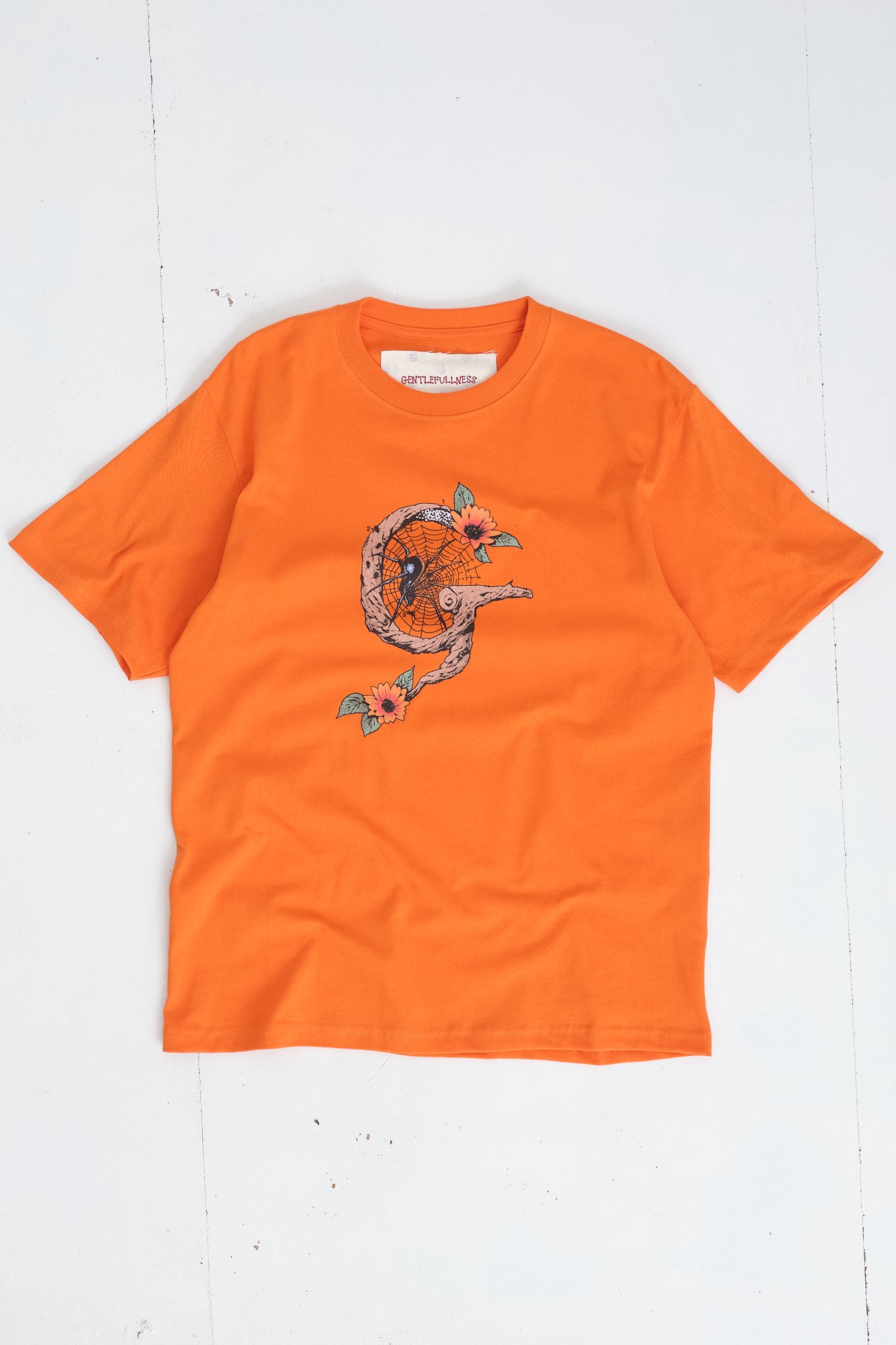 Recycled Cotton SS Tee - Golden Poppy G Spider