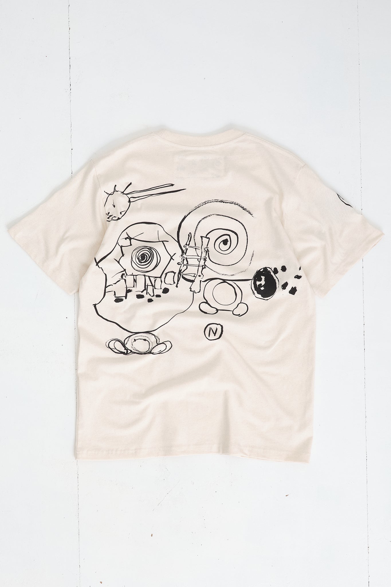 Recycled Cotton SS Tee - Oatmeal Lucas Dillon