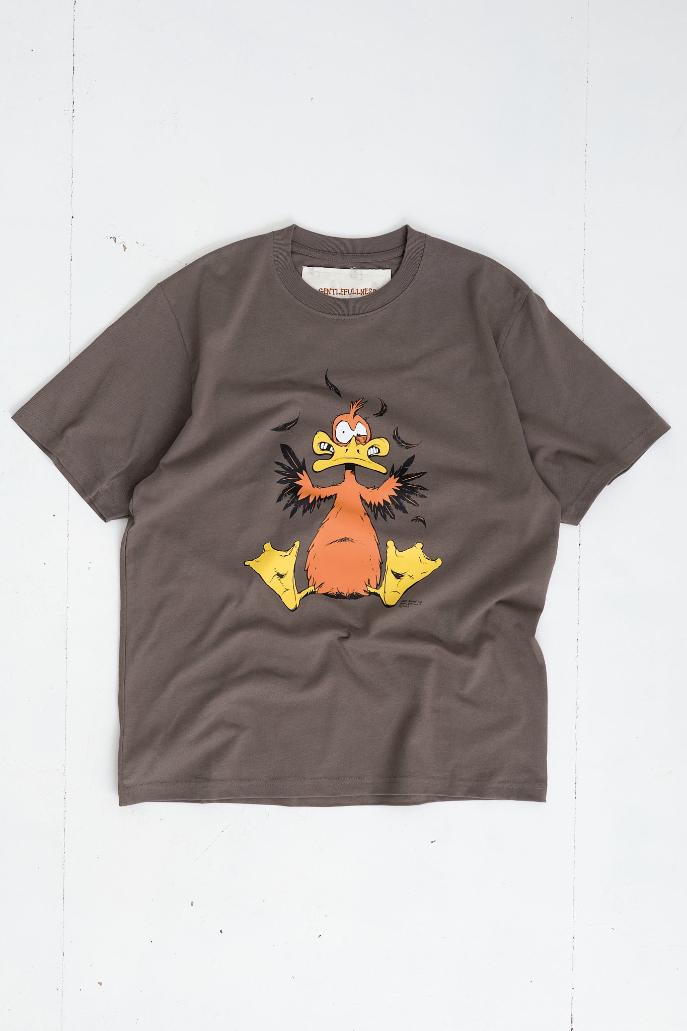 Recycled Cotton SS Tee - Washed Black Duckman