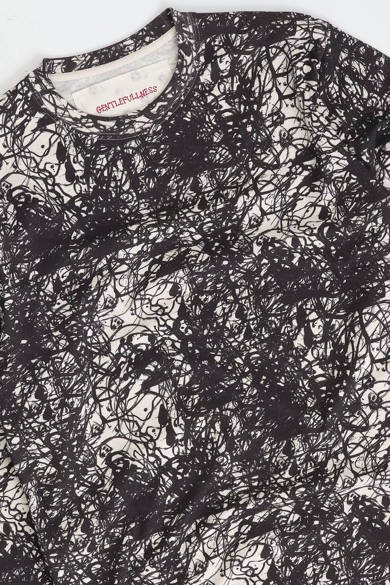Recycled Cotton LS Tee - Oatmeal Lucas Dillon Illusion