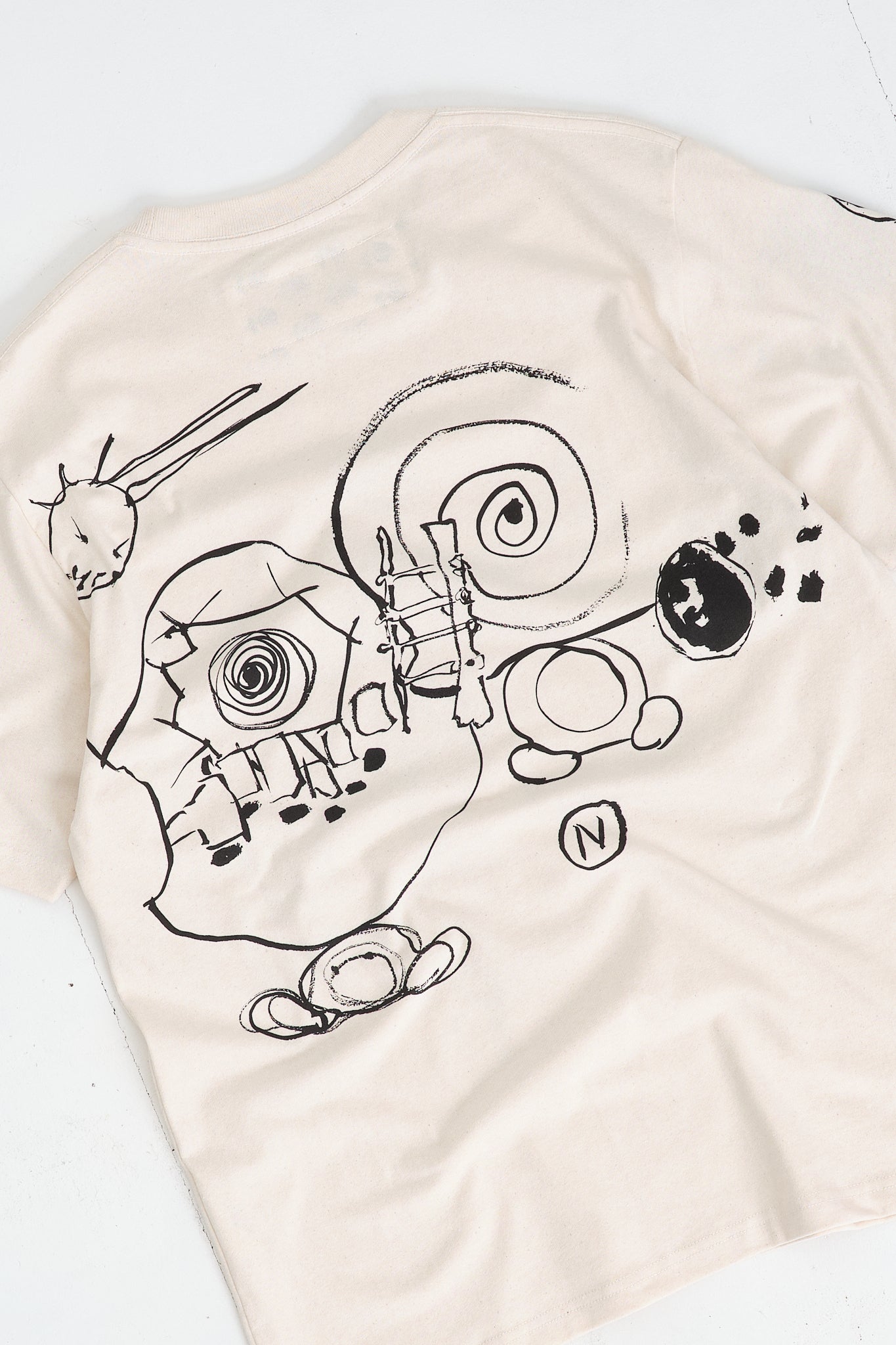 Recycled Cotton SS Tee - Oatmeal Lucas Dillon