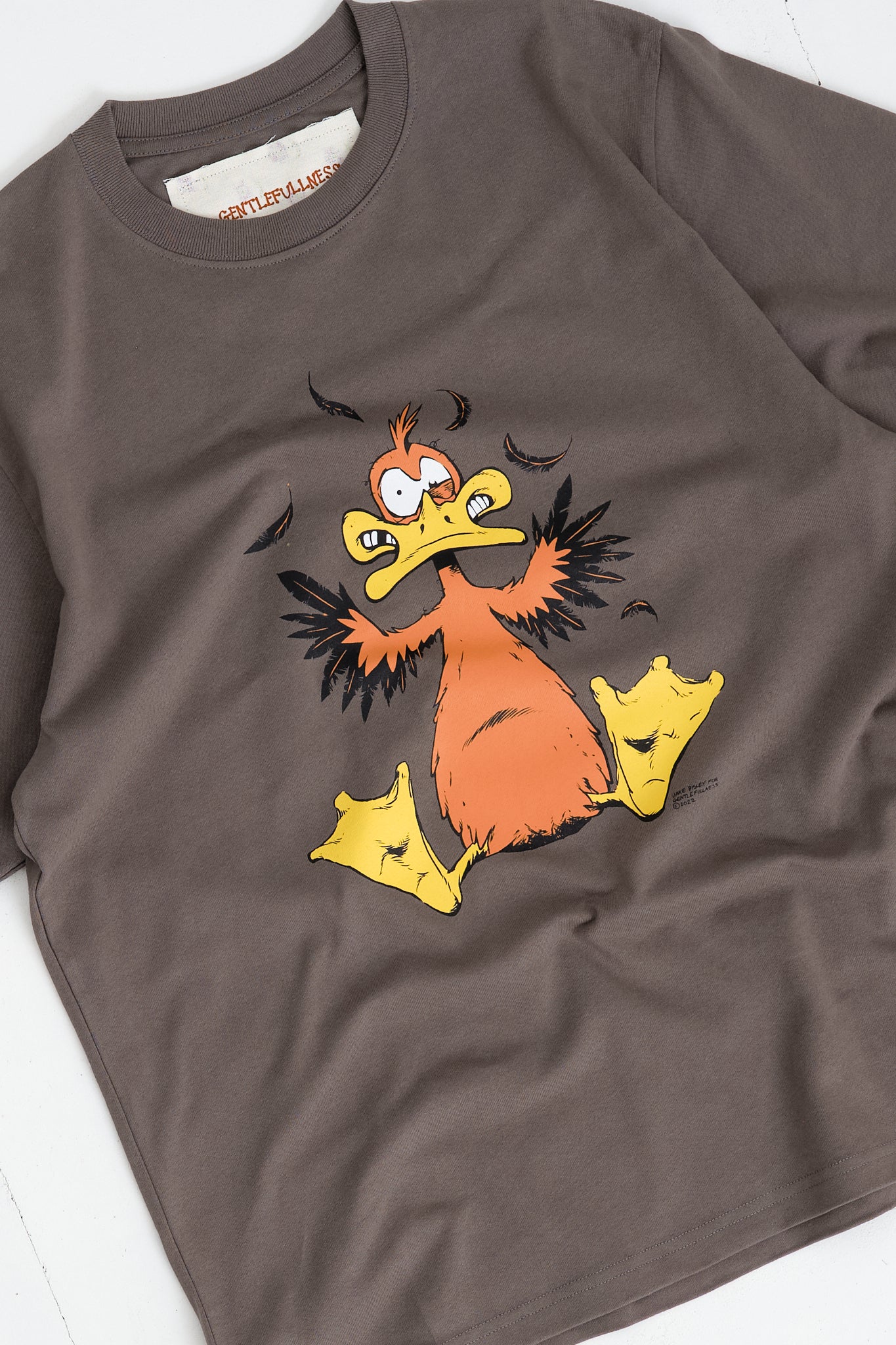 Recycled Cotton SS Tee - Washed Black Duckman