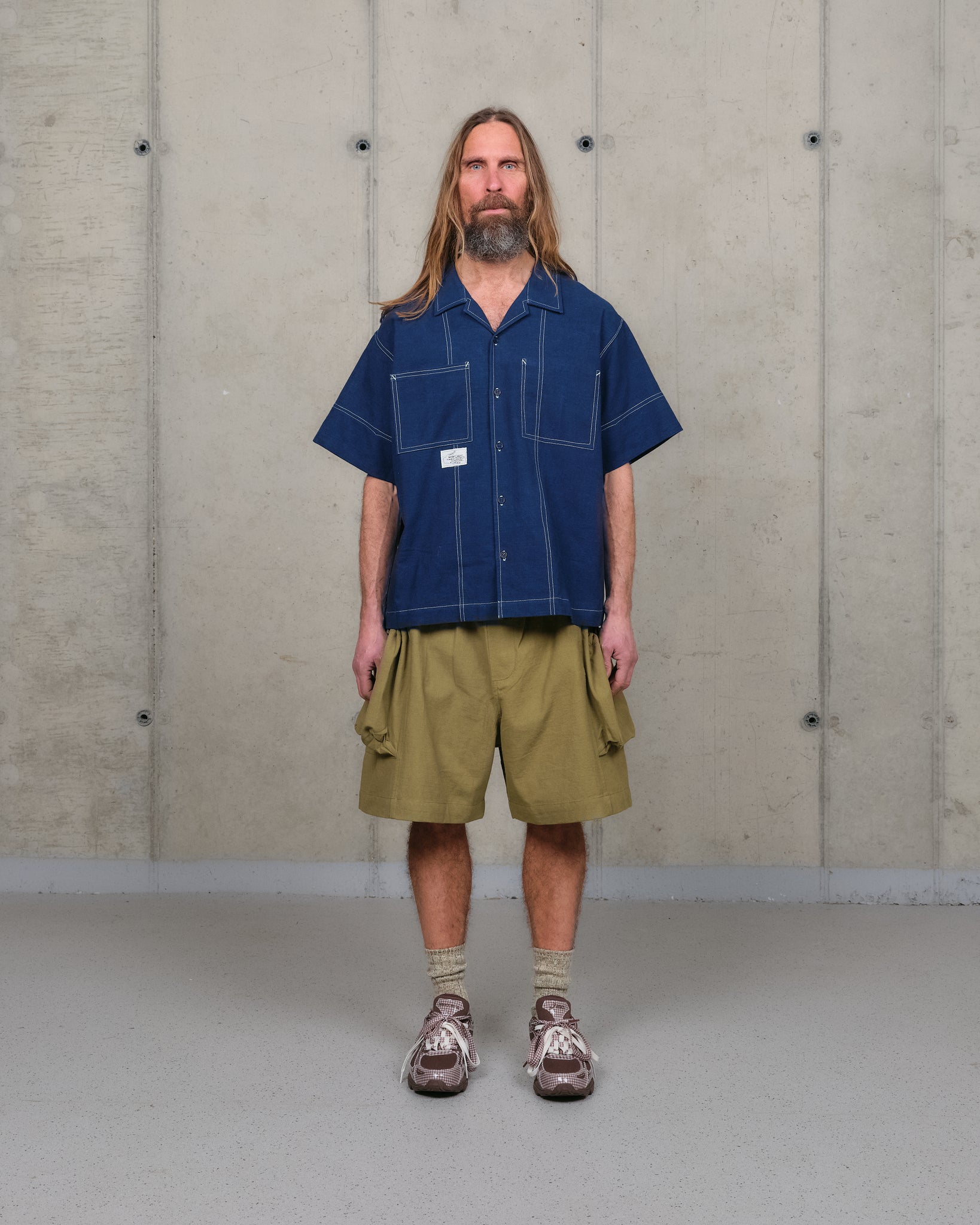 Salt Shorts - Olive Slub