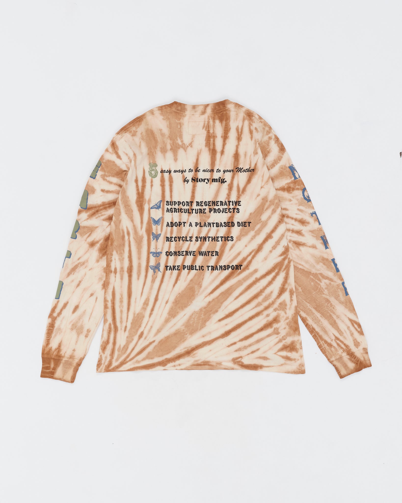 Grateful Tee LS - Mother Earth Bark Brown Ripple