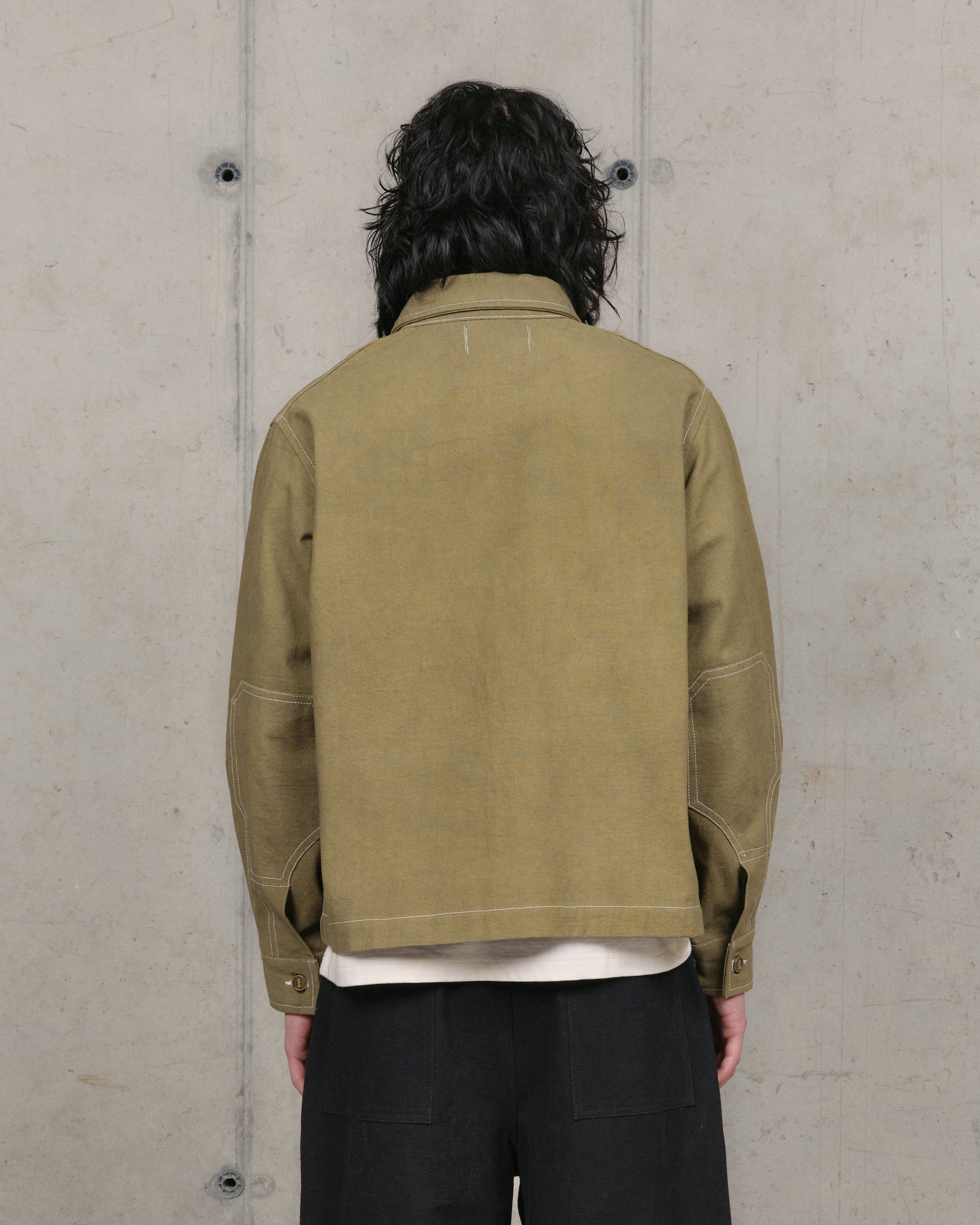 555 Jacket - Olive Wonky-Wear