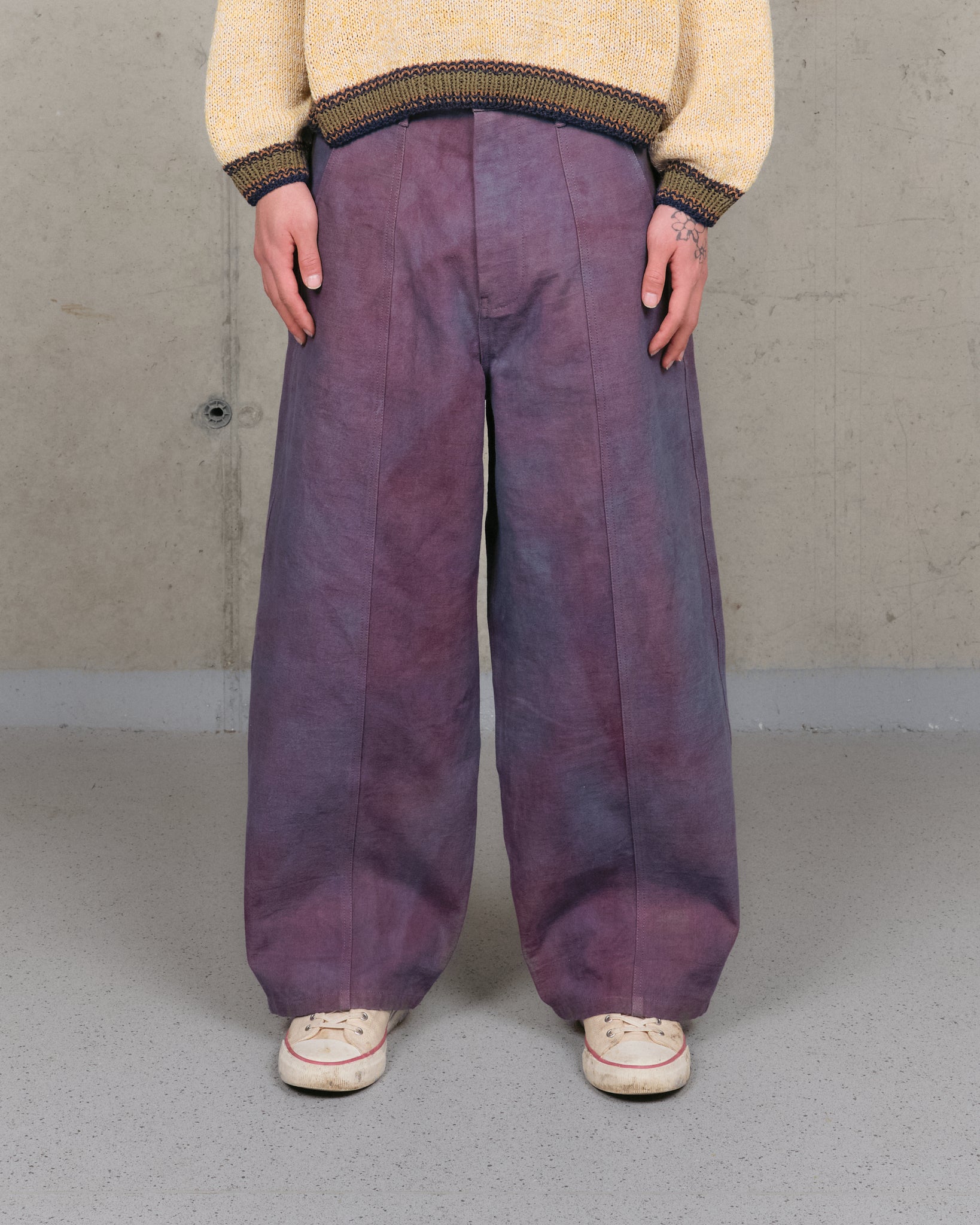 Document Pants - Purple Canvas