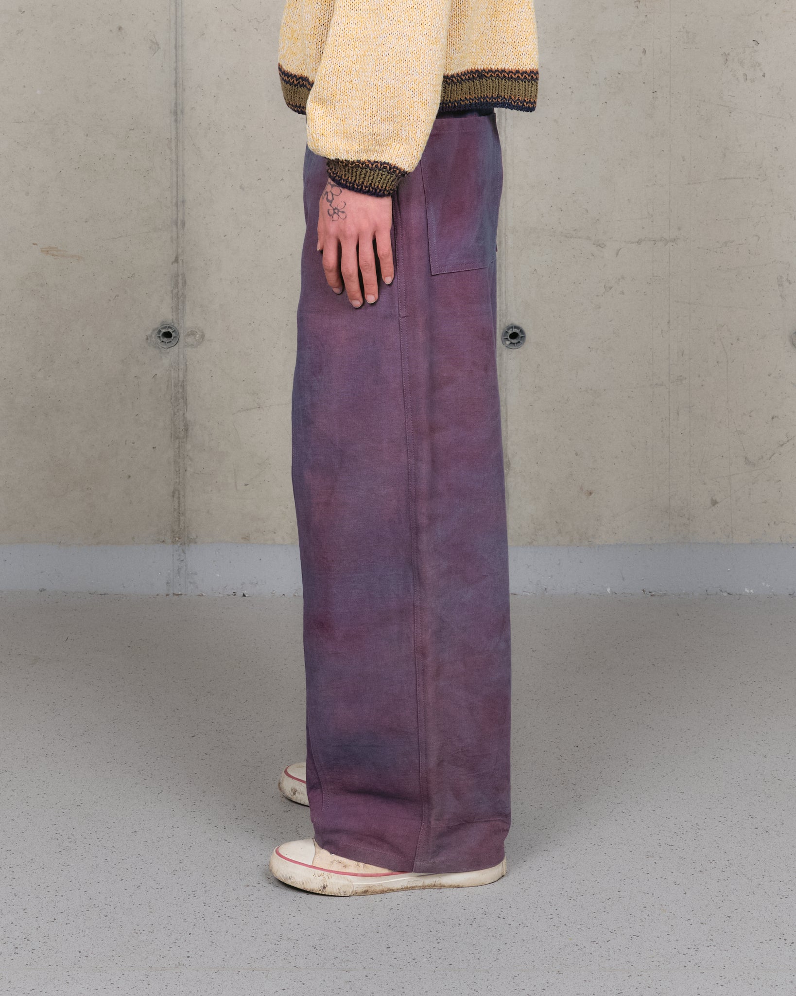 Document Pants - Purple Canvas