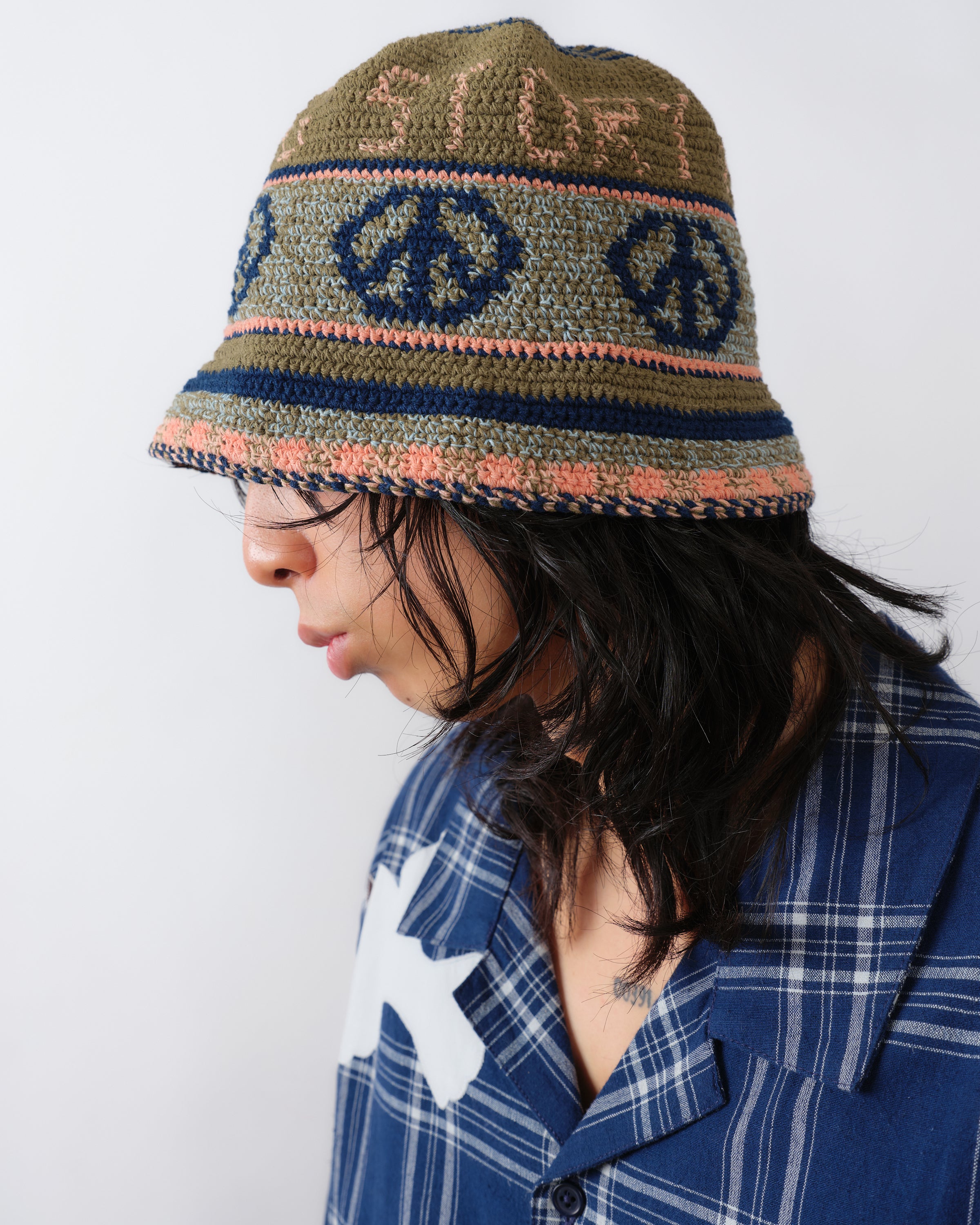Story mfg BREW HAT クラッシャーハット Brew Hat - Indigo Peace – Story mfg.
