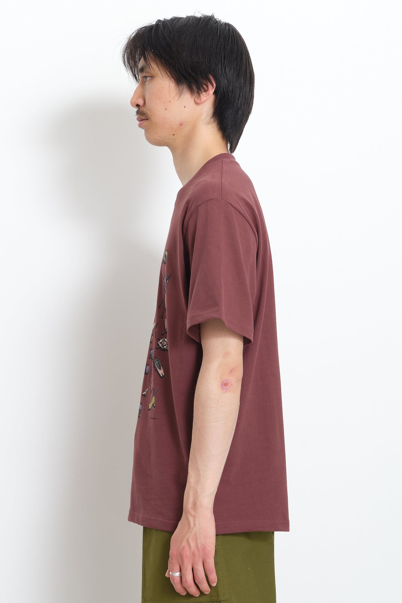 Recycled Cotton SS Tee - Chocolate Bugs