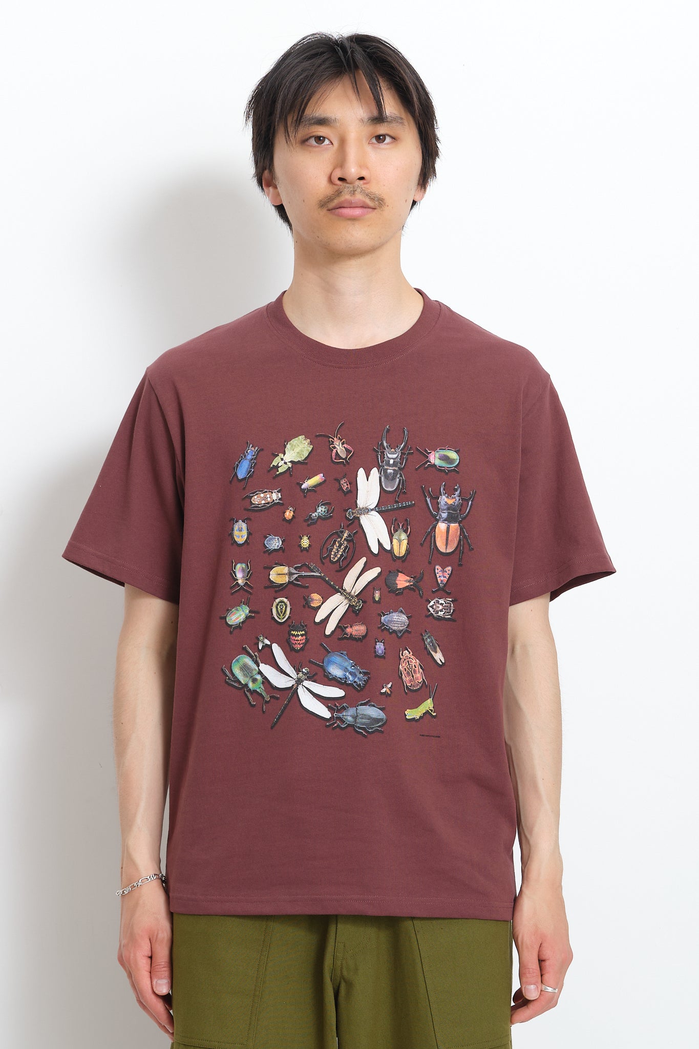 Recycled Cotton SS Tee - Chocolate Bugs