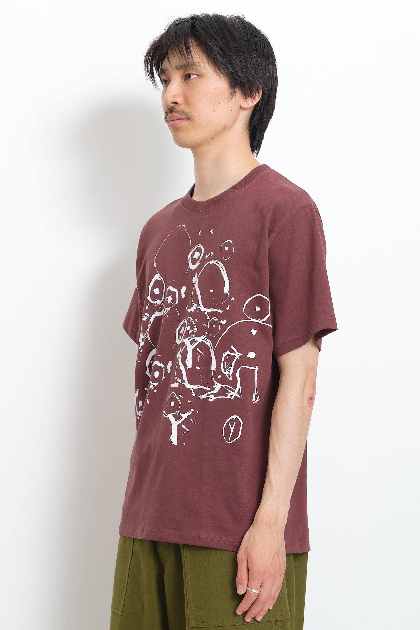 Recycled Cotton SS Tee - Chocolate Lucas Dillon