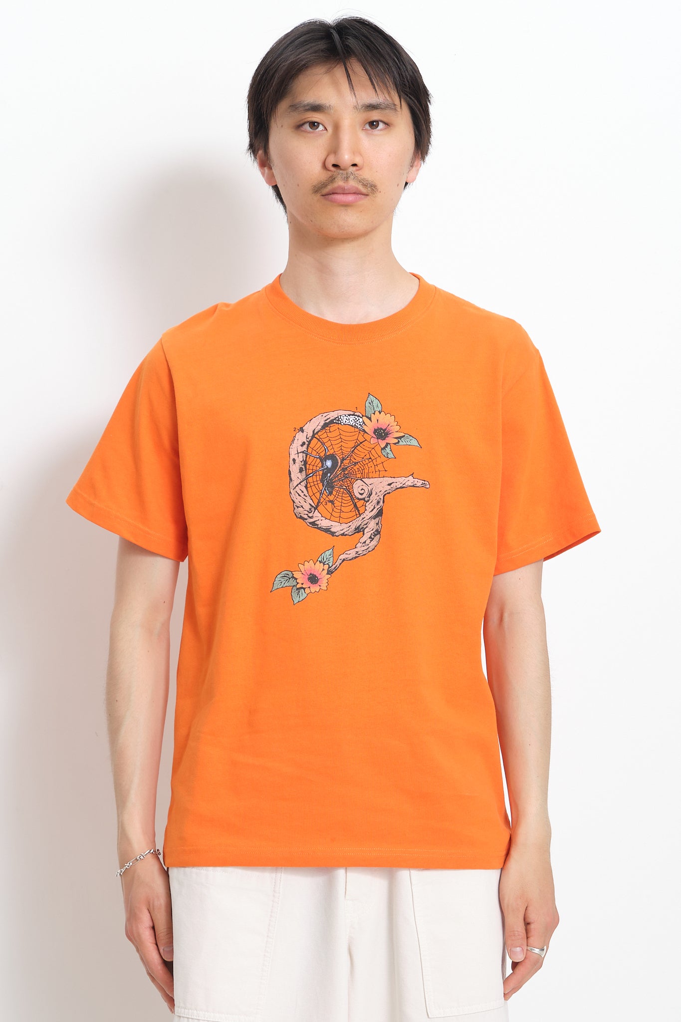 Recycled Cotton SS Tee - Golden Poppy G Spider