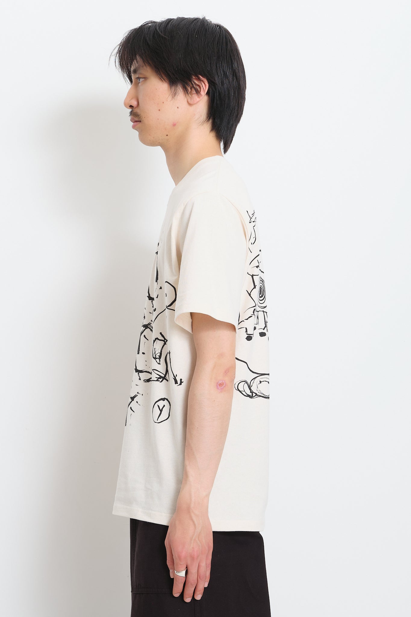 Recycled Cotton SS Tee - Oatmeal Lucas Dillon