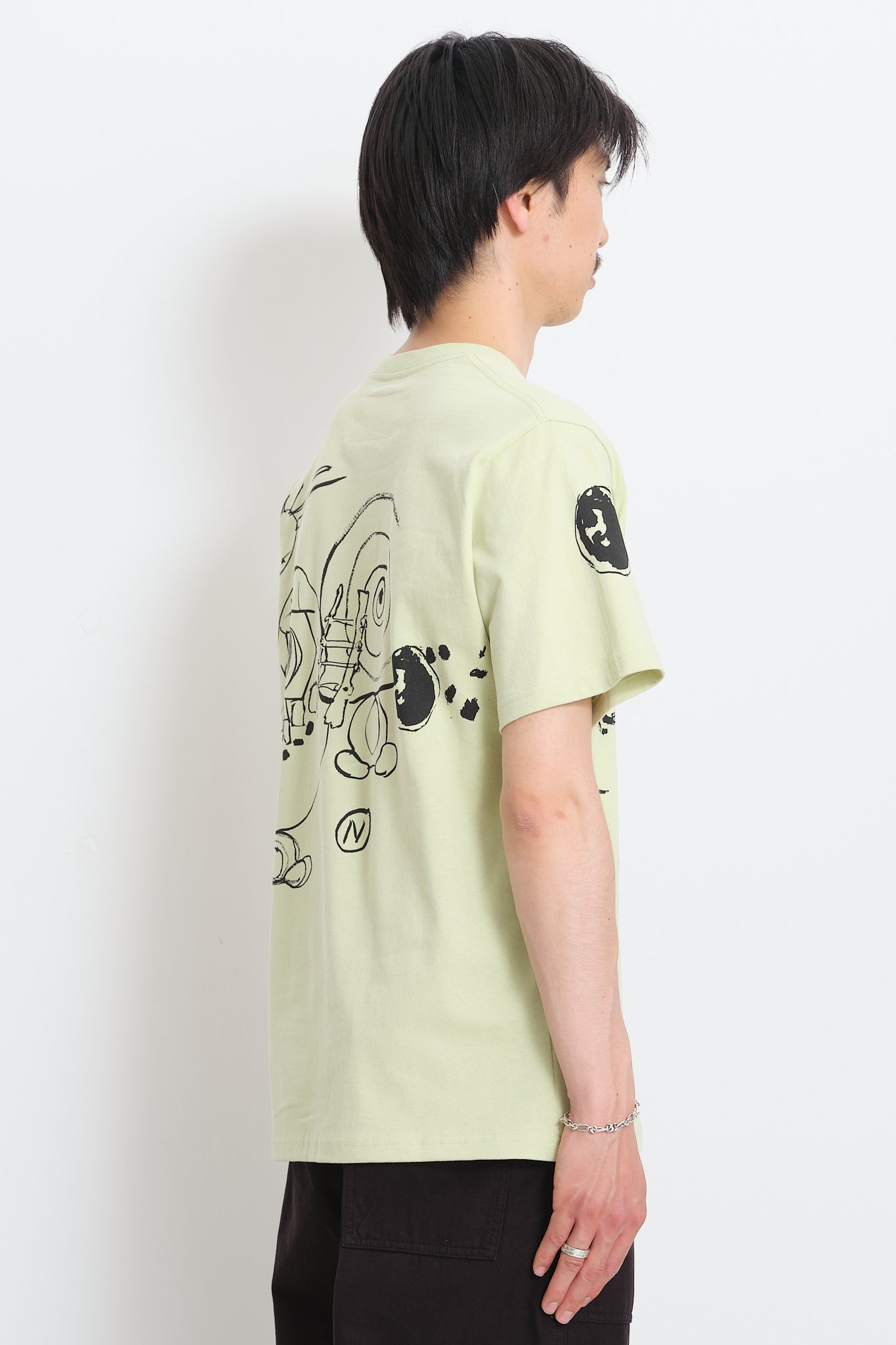 Recycled Cotton SS Tee - Pistachio Lucas Dillon